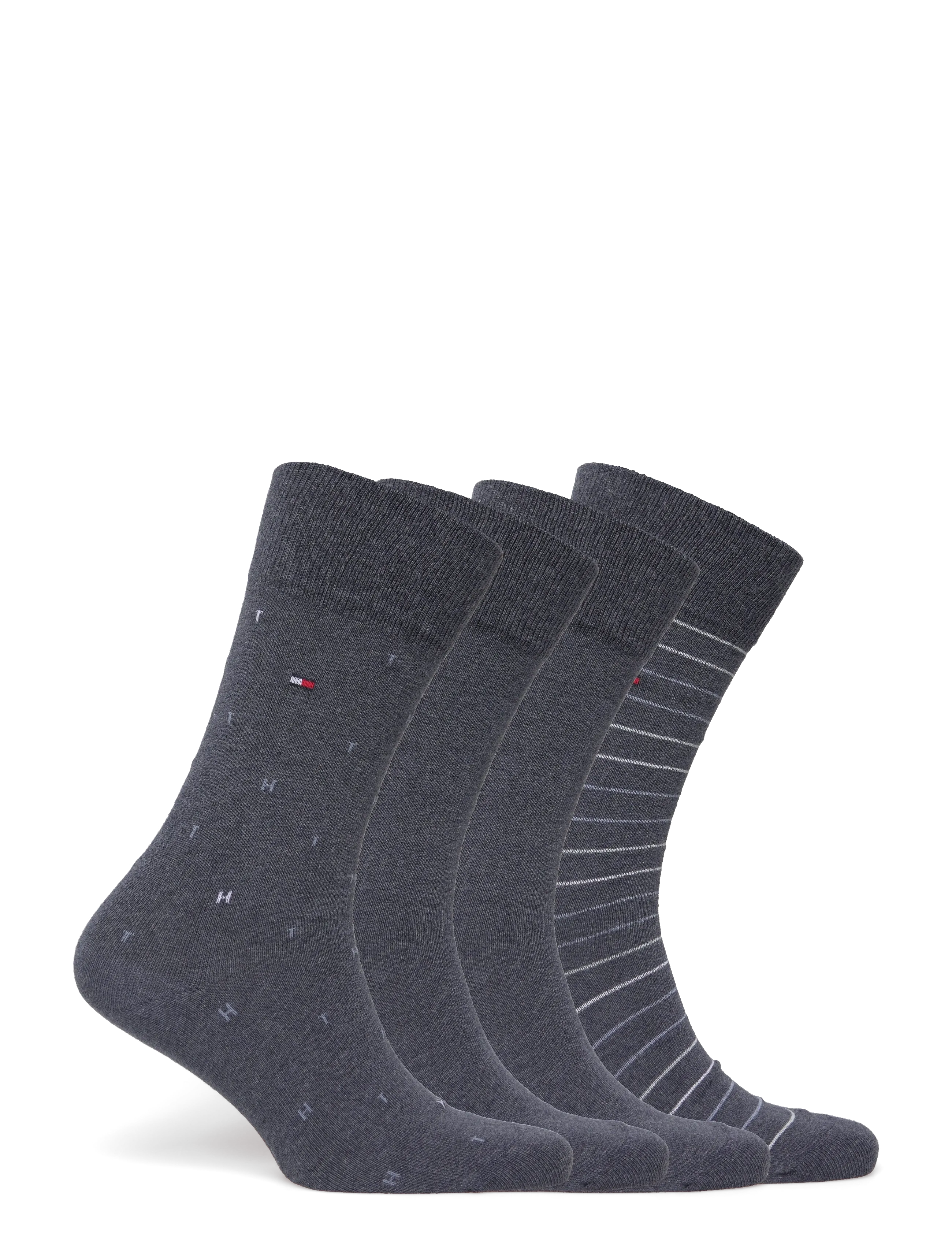 Tommy Hilfiger - TH MEN SOCK 4P TIN GIFTBOX - klassikalised sokid - jeans - 1