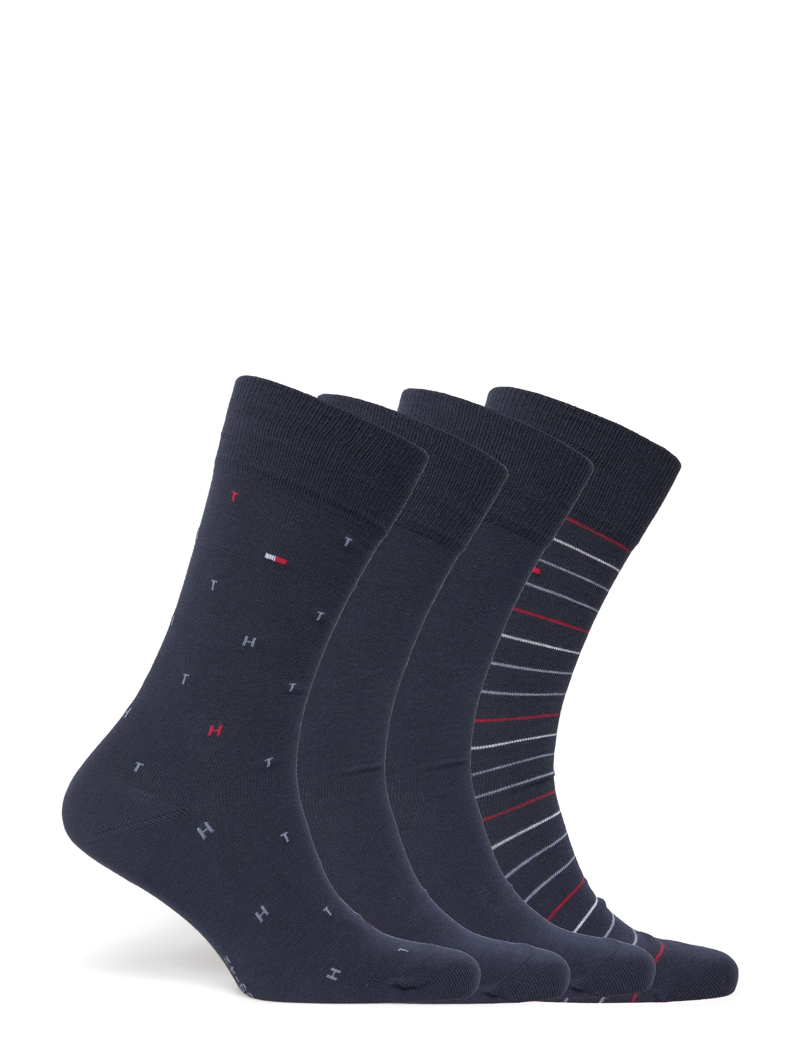 Tommy Hilfiger - TH MEN SOCK 4P TIN GIFTBOX - laveste priser - navy - 1