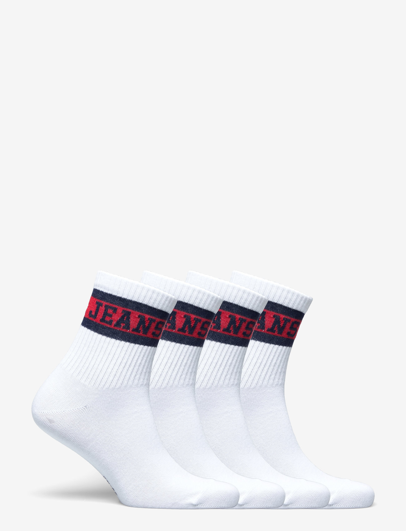 Tommy Hilfiger - TH UNI TJ SHORT SOCK 4P ECOM - geschenke unter 30€ - white - 1