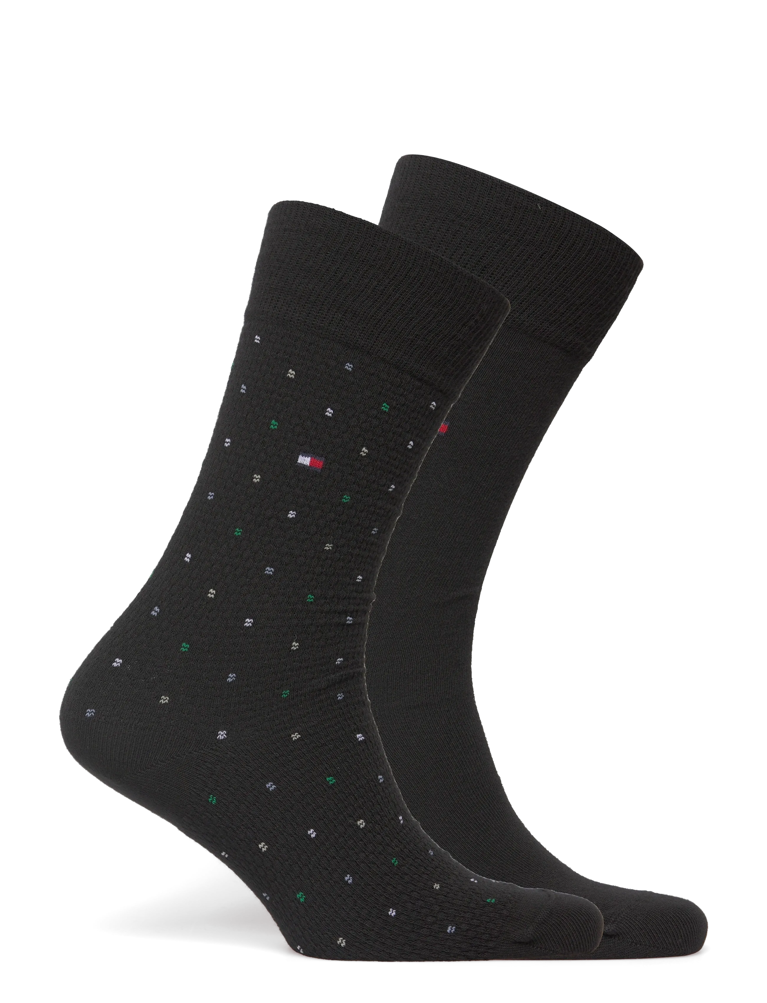 Tommy Hilfiger - TH MEN SOCK 2P STRUCTURE DOT - black - 1