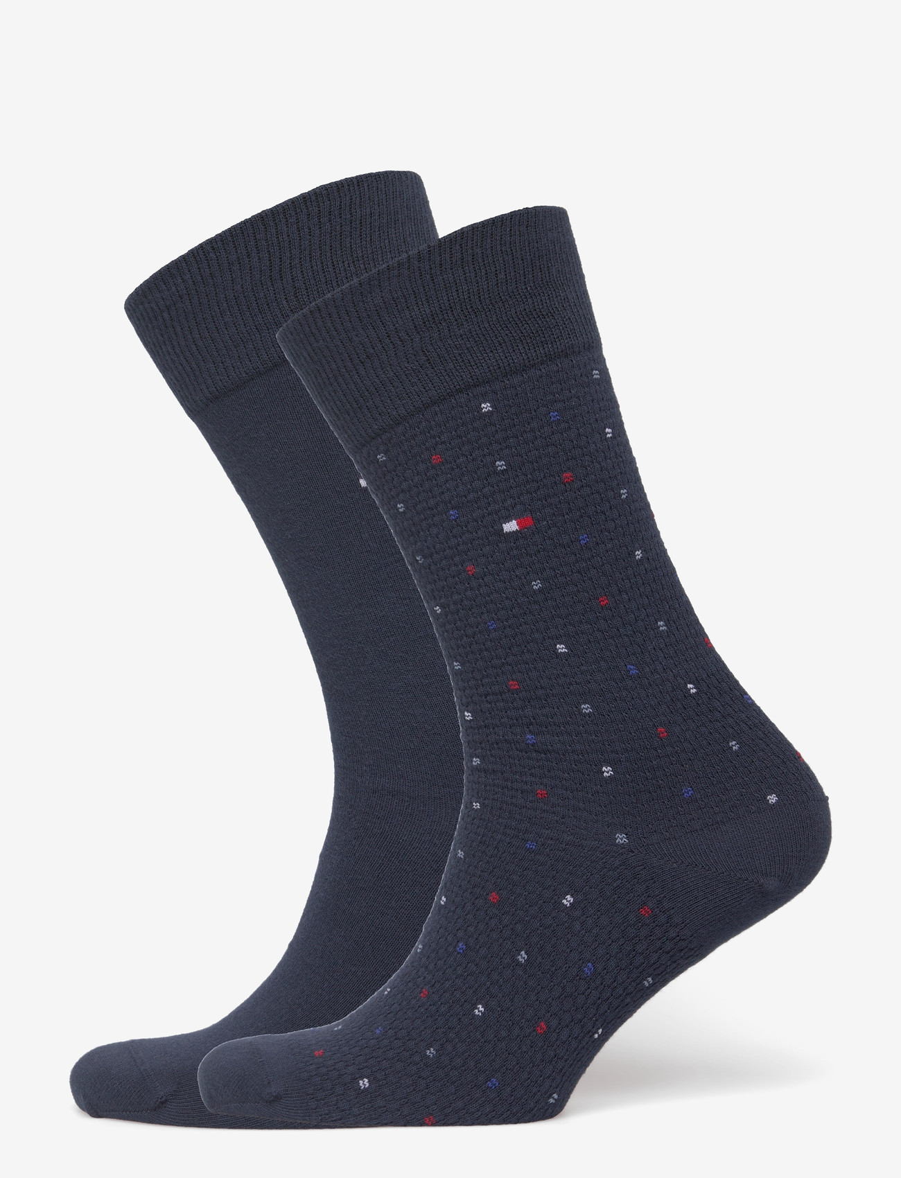 Tommy Hilfiger - TH MEN SOCK 2P STRUCTURE DOT - sokker - navy - 0