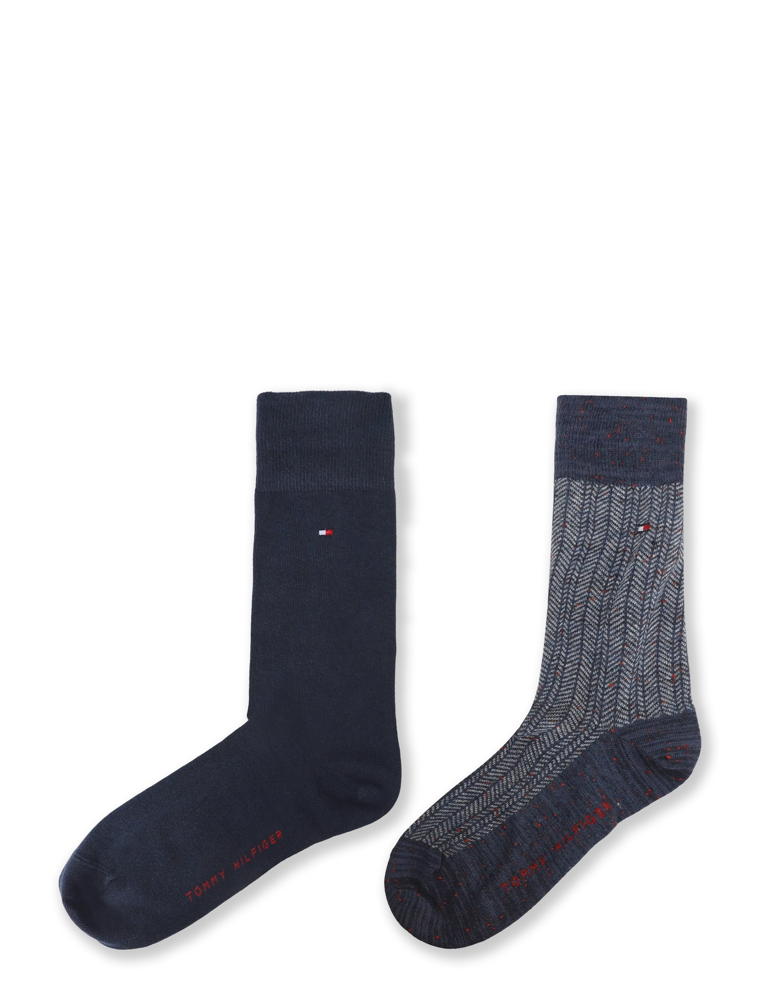 TOMMY HILFIGER Th Men Sock 2P Mouline Nappy Herringbone övrigt – bild 2