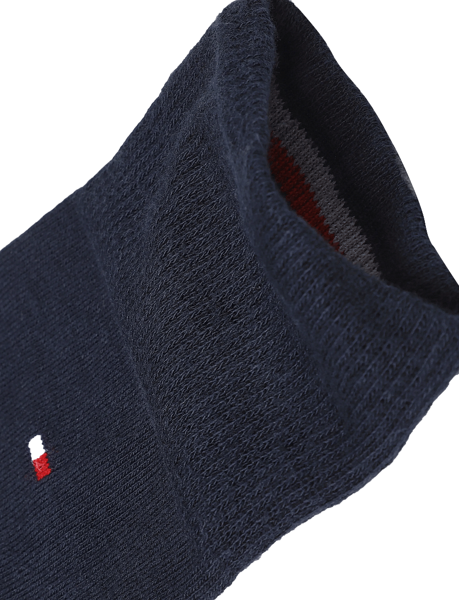 Tommy Hilfiger - TH MEN SOCK 2P MOULINE NAPPY HERRINGBONE - sokker - navy - 2