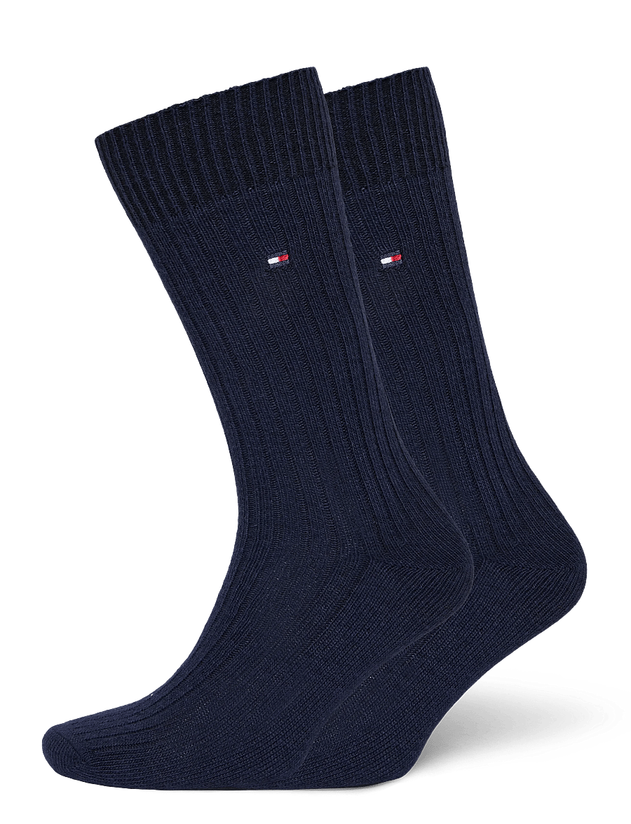 Tommy Hilfiger - TH MEN SOCK 1P PREMIUM CASHMERE - klassikalised sokid - navy - 0