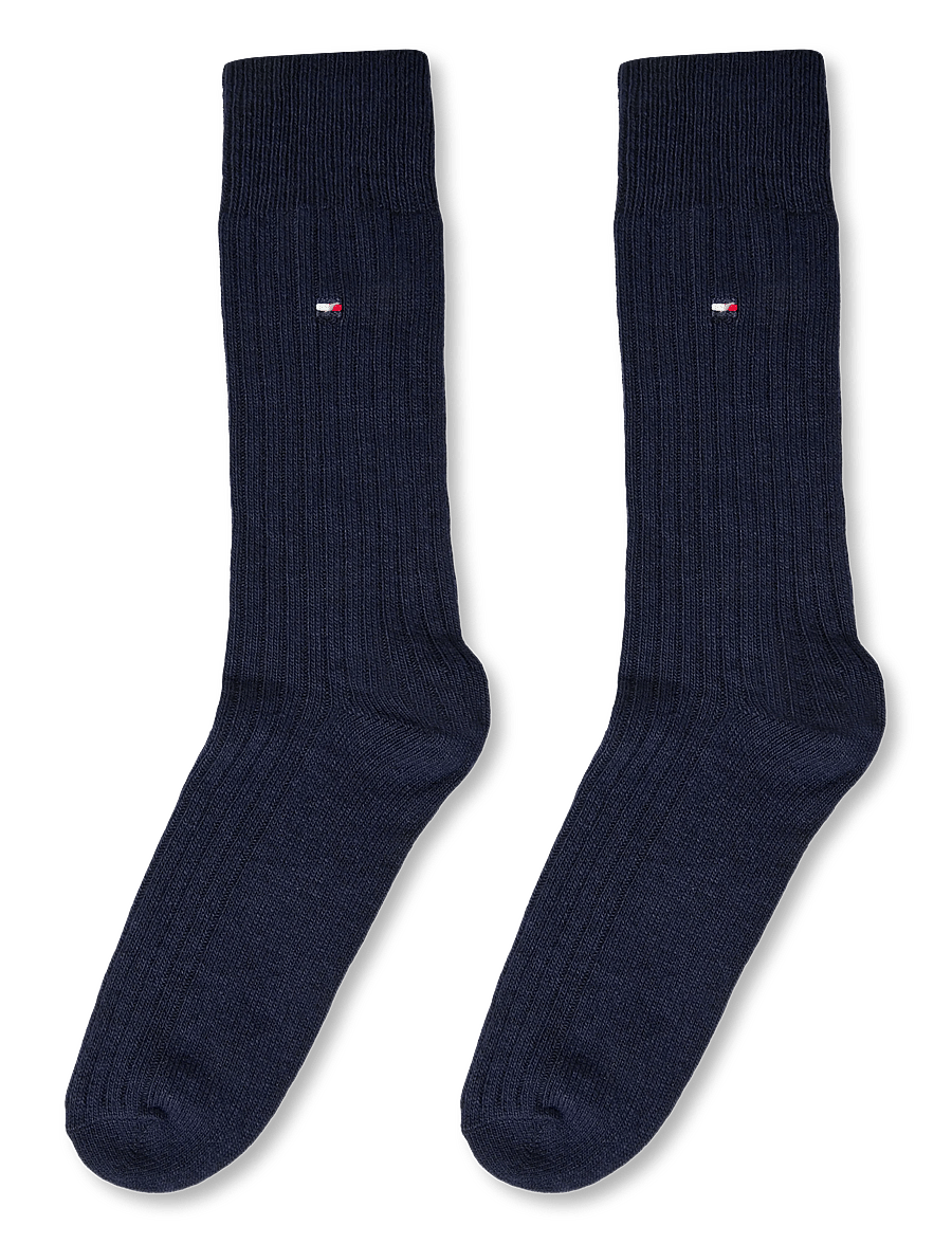 Tommy Hilfiger - TH MEN SOCK 1P PREMIUM CASHMERE - klassikalised sokid - navy - 1