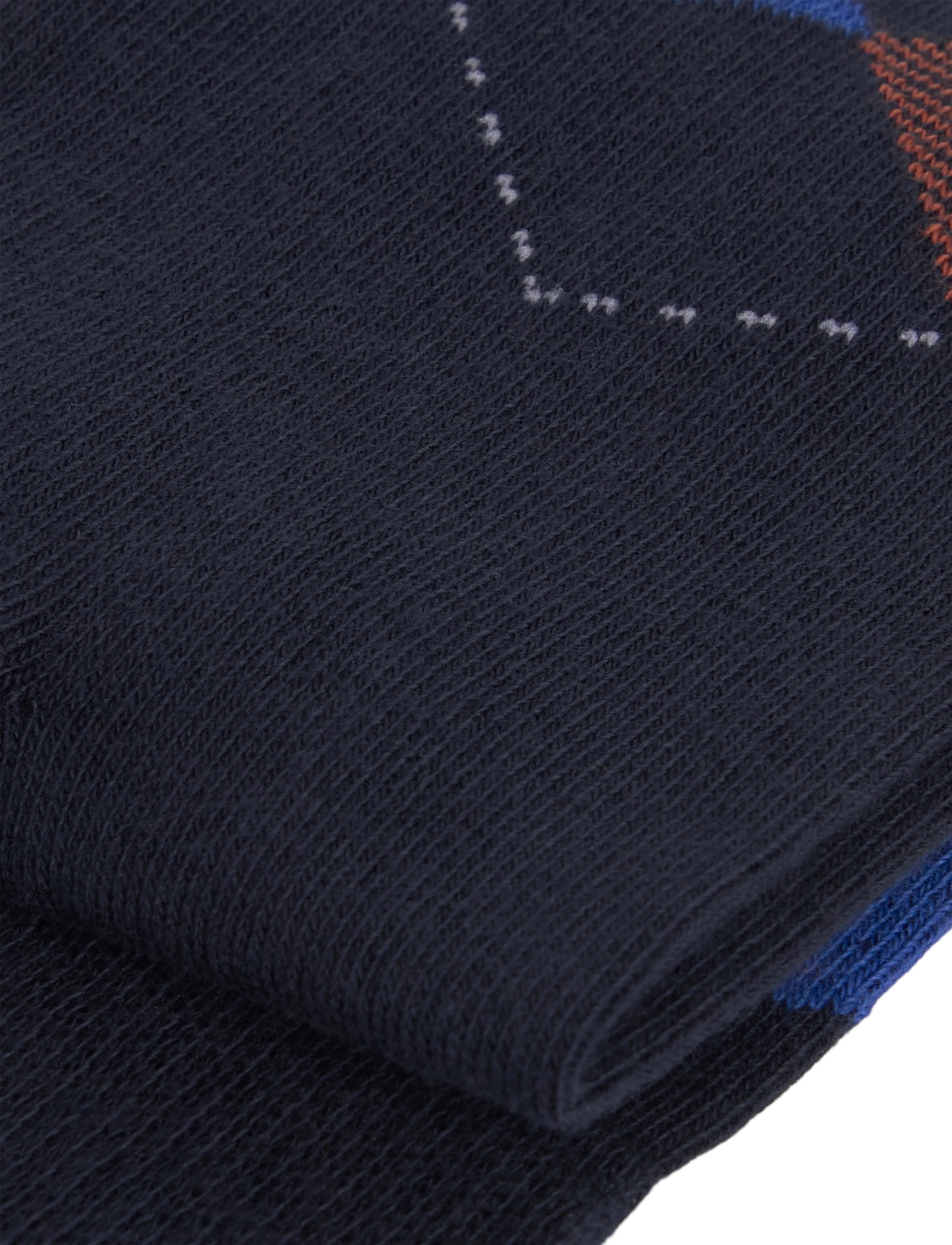 Tommy Hilfiger - TH MEN SOCK 4P CHECK & SMALL STRIPE ECOM - tennissocken - navy/chestnut brown - 2