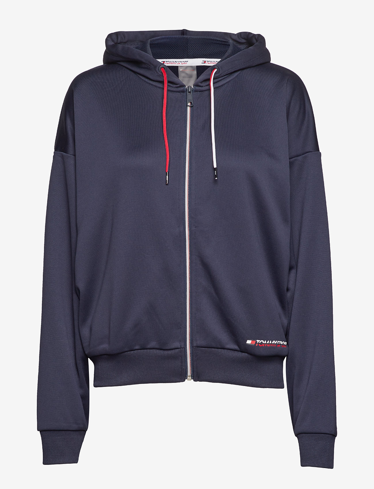 Tommy Sport - Full Zip Hood Global Stripe - sport navy - 0