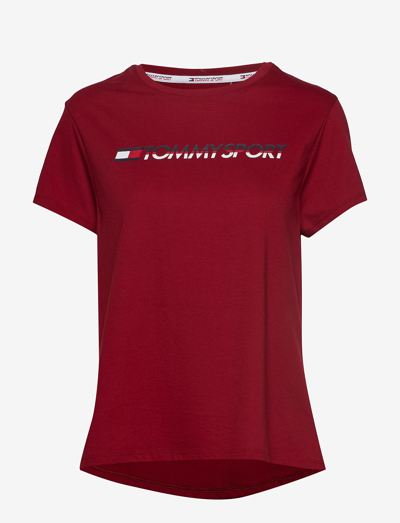 Tommy Sport - TEE LOGO CO/EA - biking red - 0