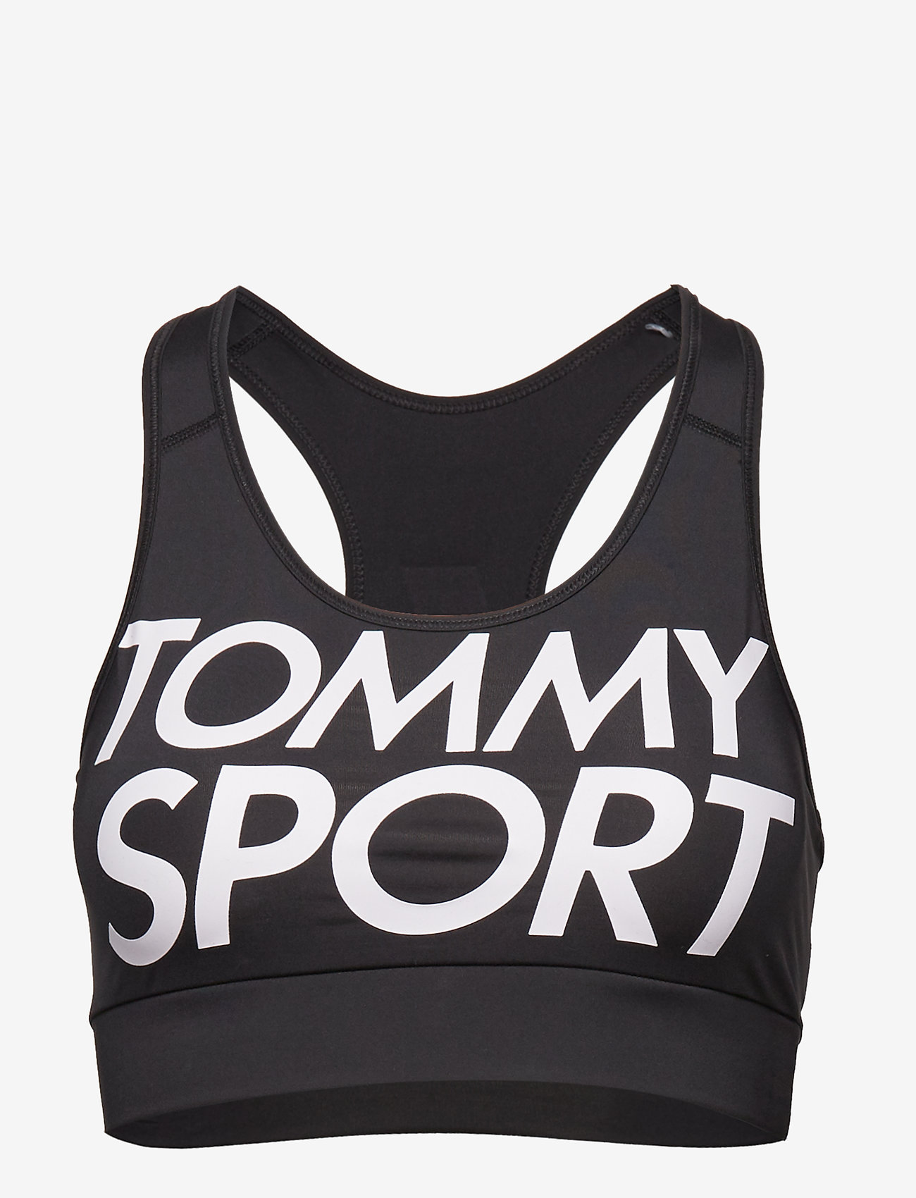Tommy Sport - SPORTS BRA LOGO MEDIUM - pvh black - 0