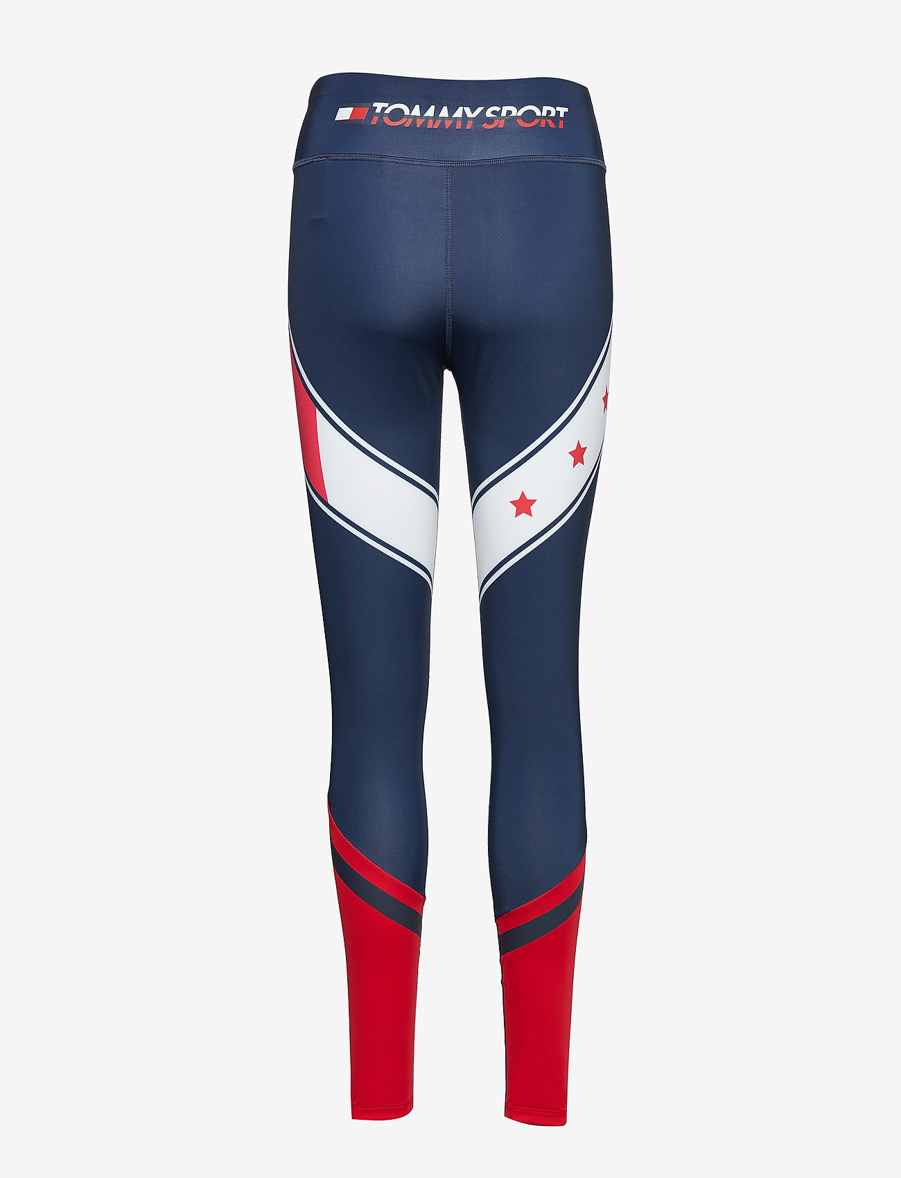 Tommy Sport - BLOCK LEGGING STARS - sport navy - 1