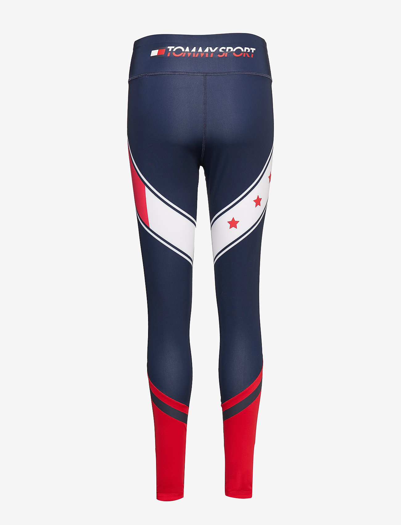 Tommy Sport - BLOCK LEGGING STARS - sport navy - 2