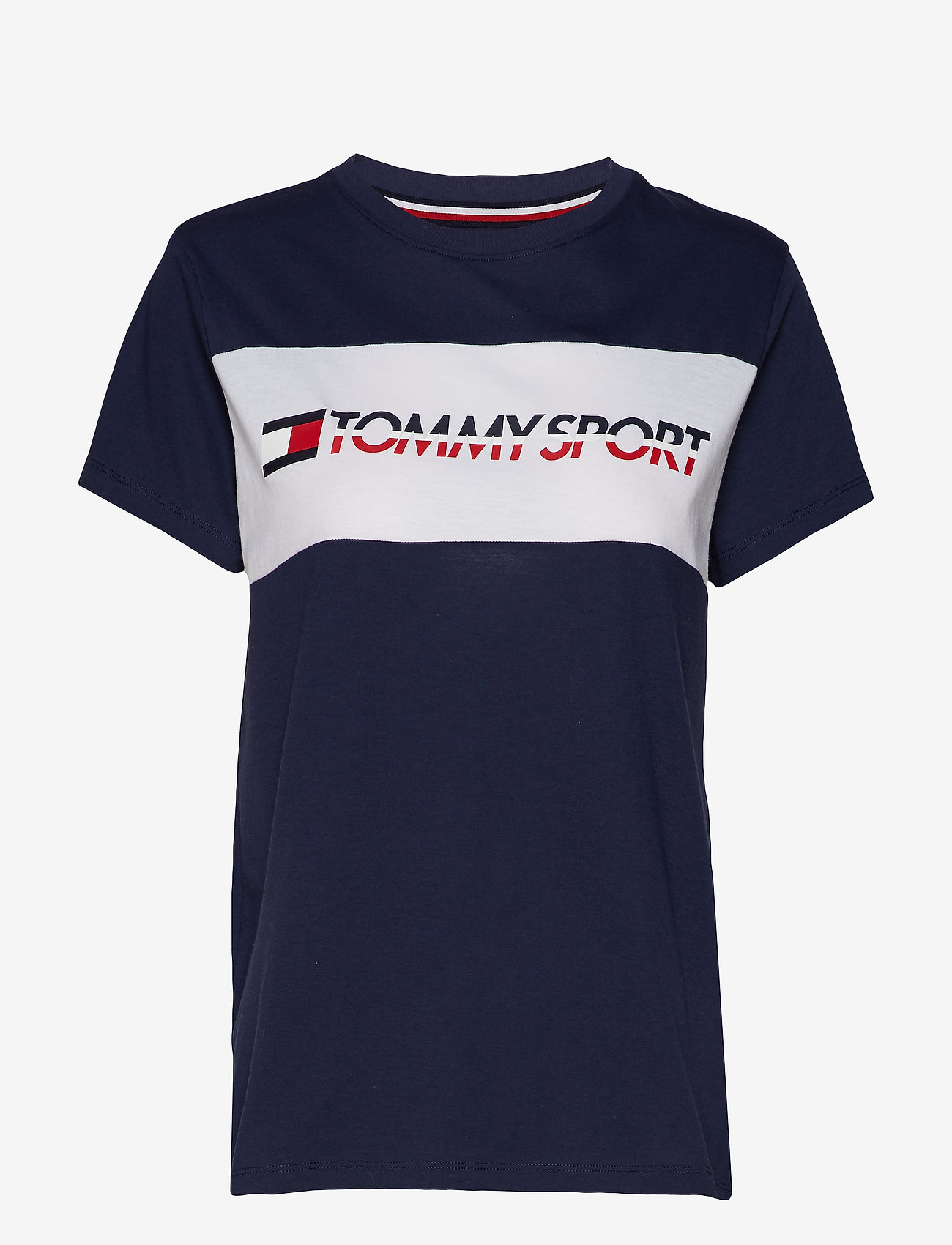 Tommy Sport - Logo Driver T-Shirt - sport navy - 0