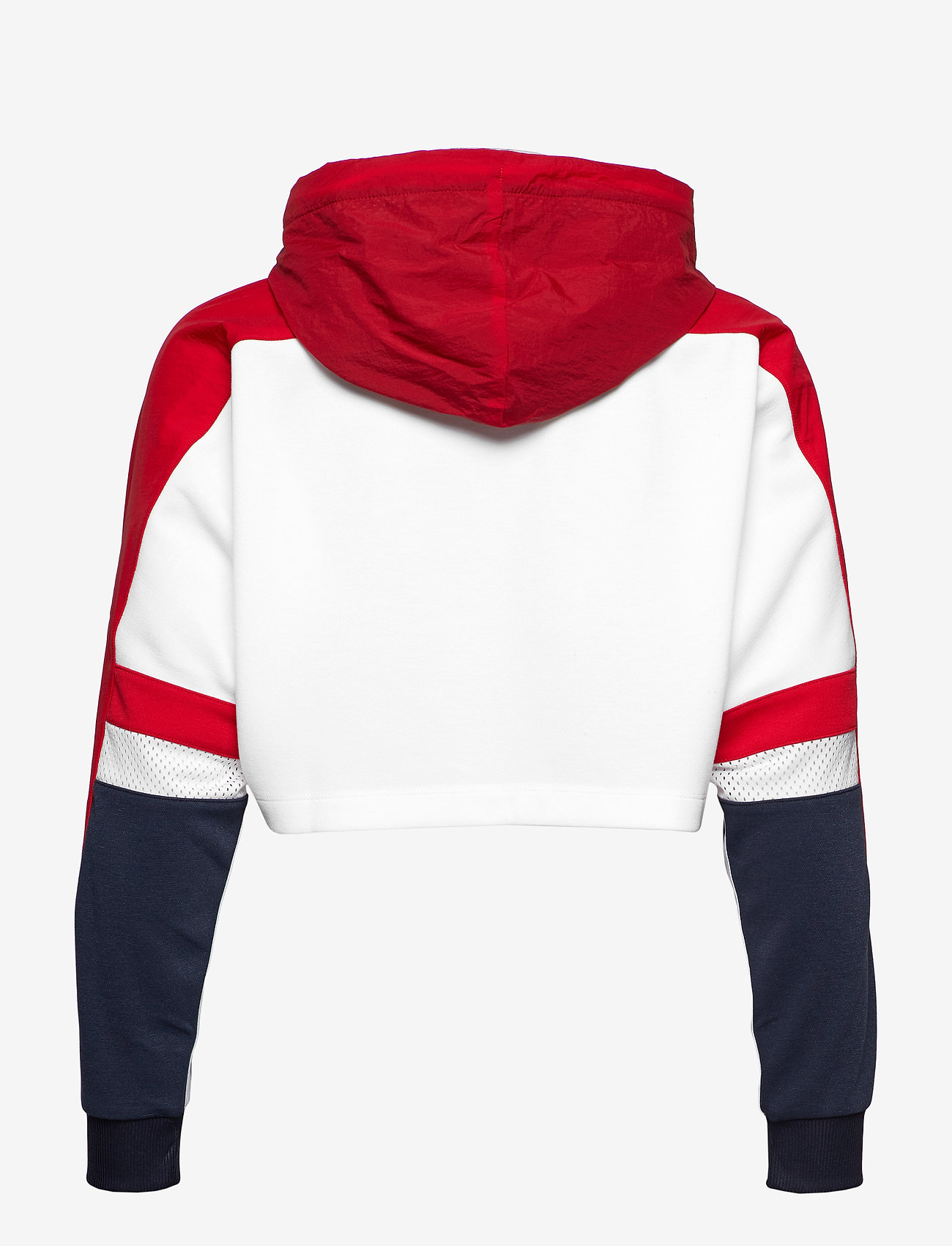 Tommy Sport - FLAG TAPE CROP HOODY - true red - 1