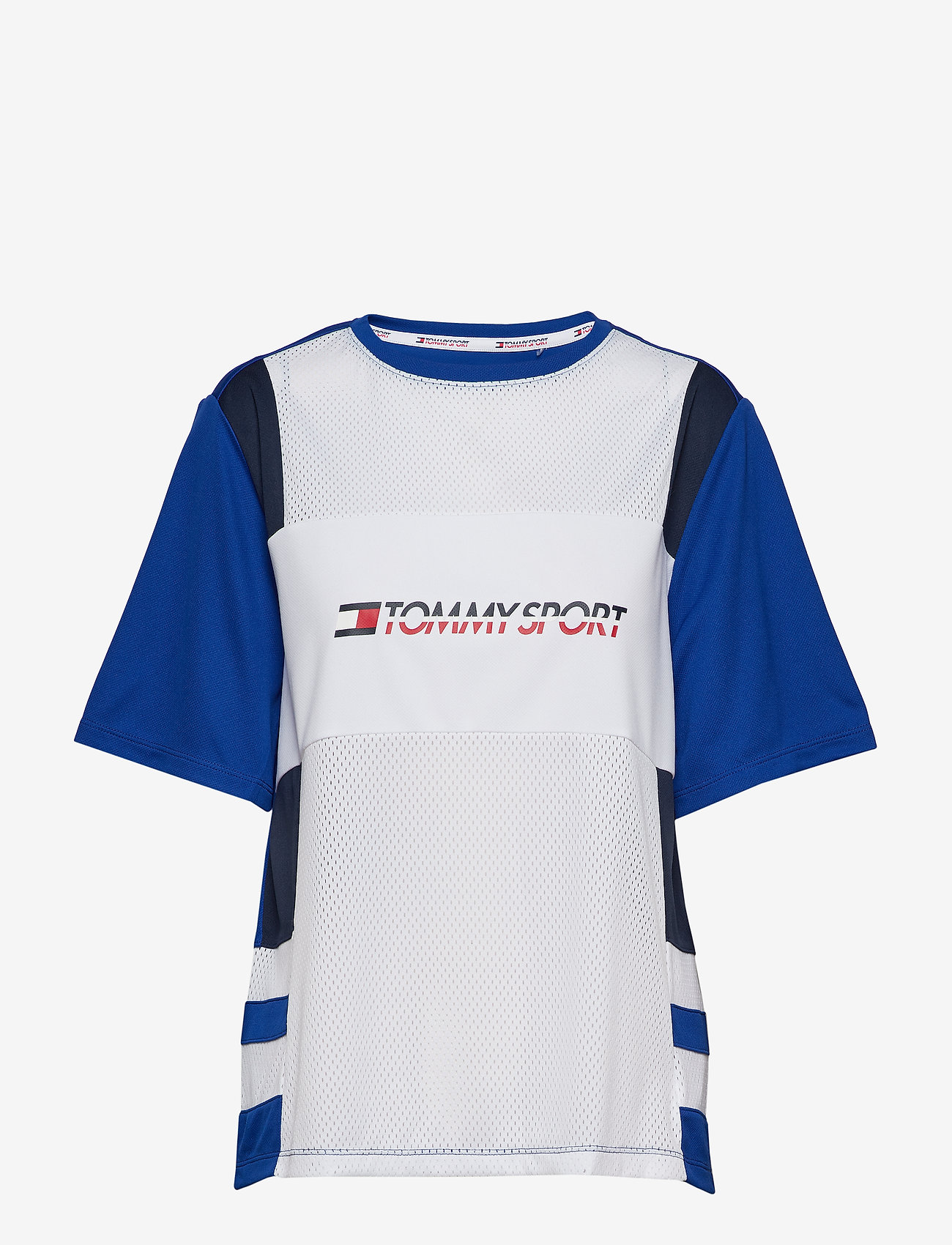 Tommy Sport - MESH TEE LOGO - sport navy multi - 0