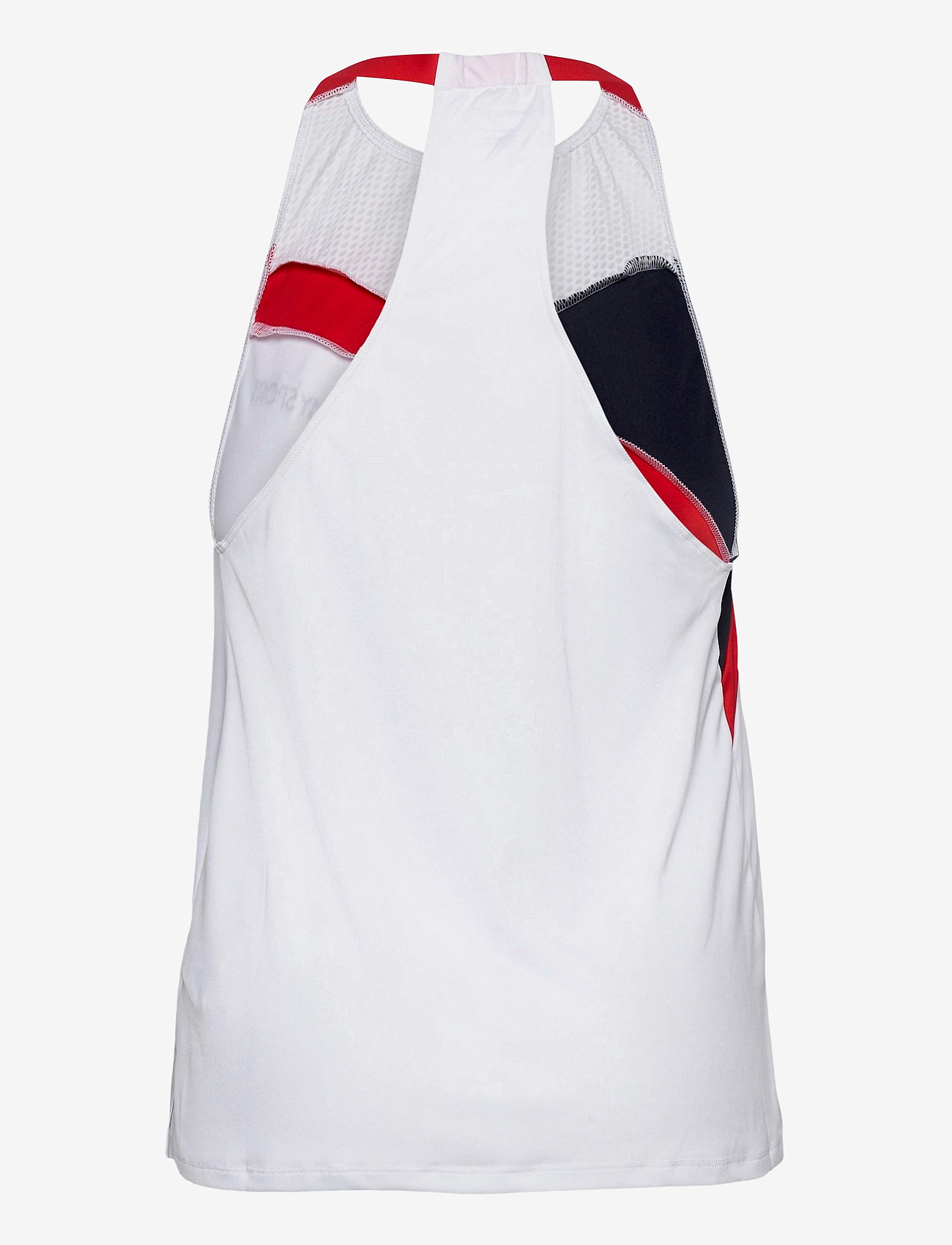 Tommy Sport - BLOCKED HIGH NECK TANK LOGO - pvh white - 1
