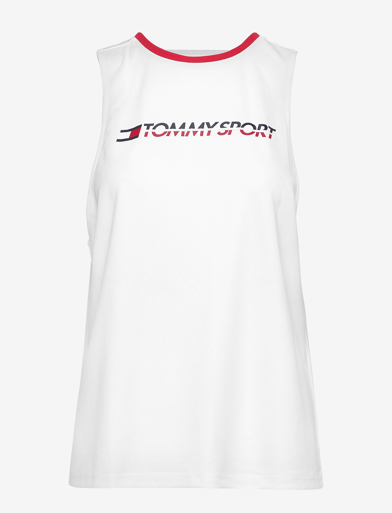 Tommy Sport - OPEN BACK TAPE TANK TOP - pvh white - 0