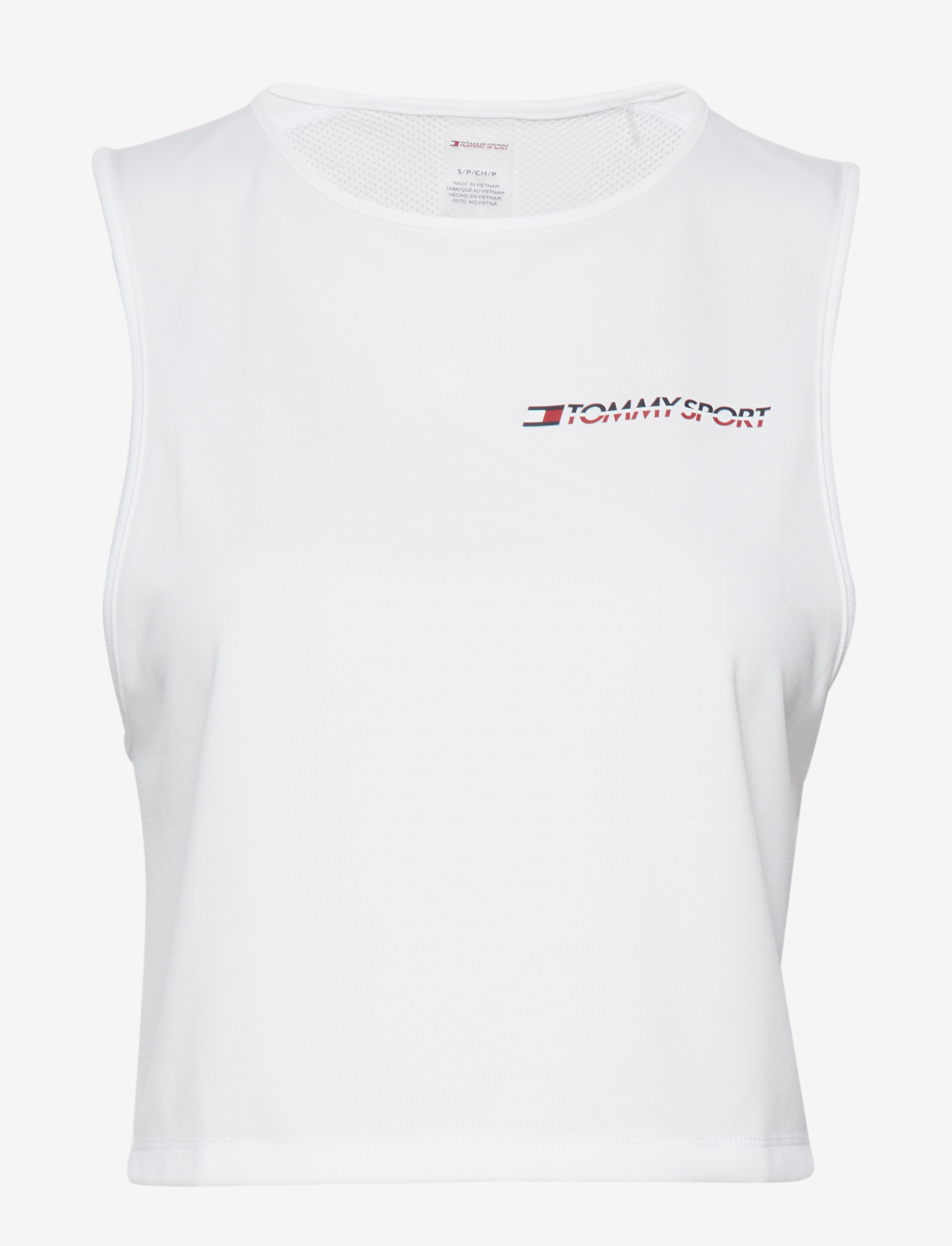 Tommy Sport - CROPPED TANK TOP LOG - pvh white - 0