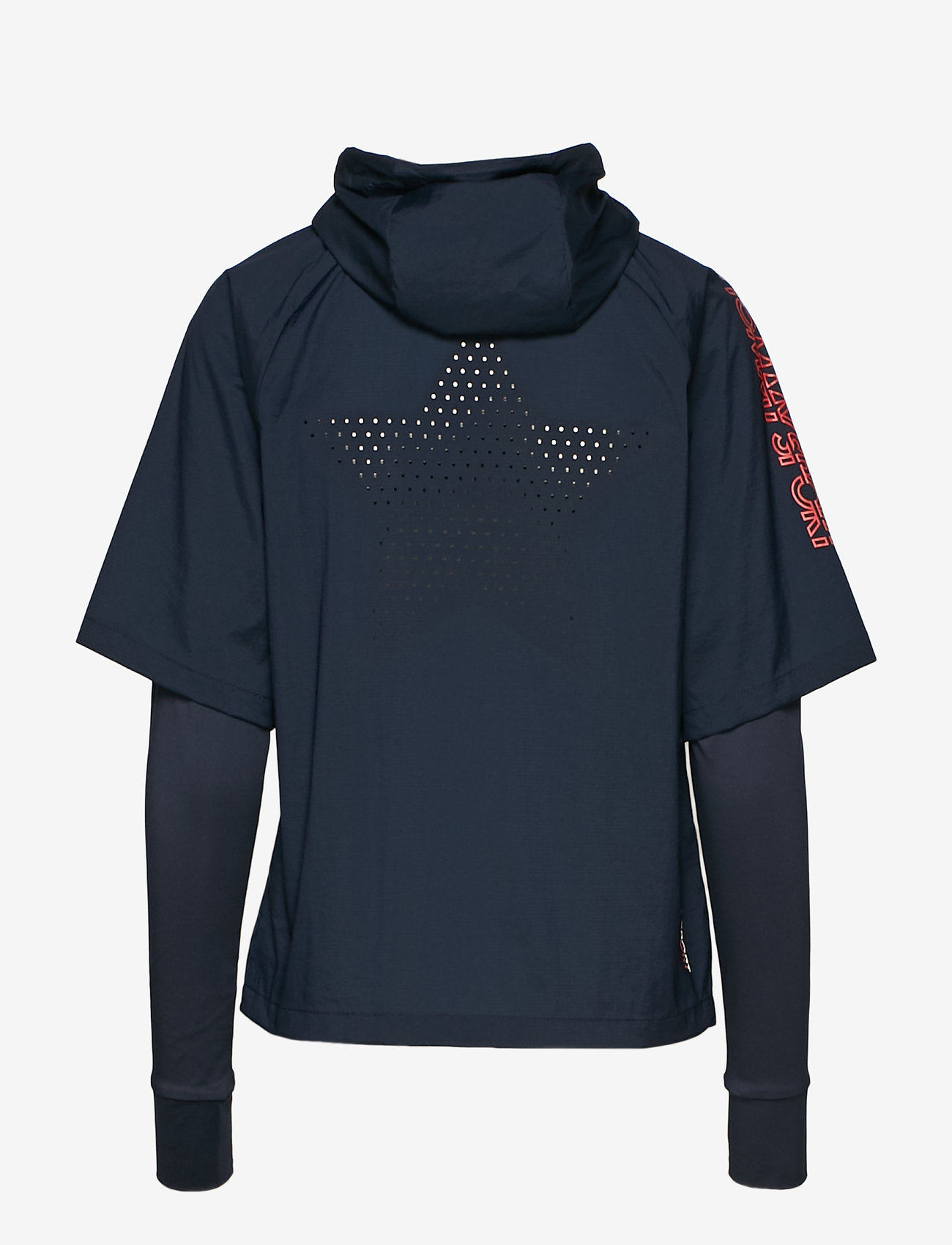 Tommy Sport - WOVEN 1/2 ZIP SHELL - sky captain - 1