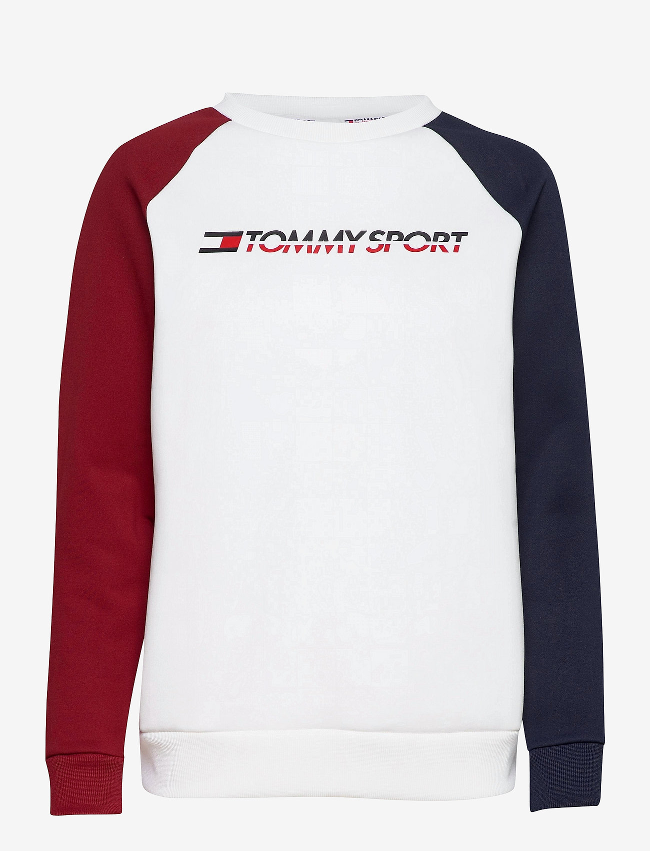 Tommy Sport - FLEECE CREW NECK - pvh white - 0