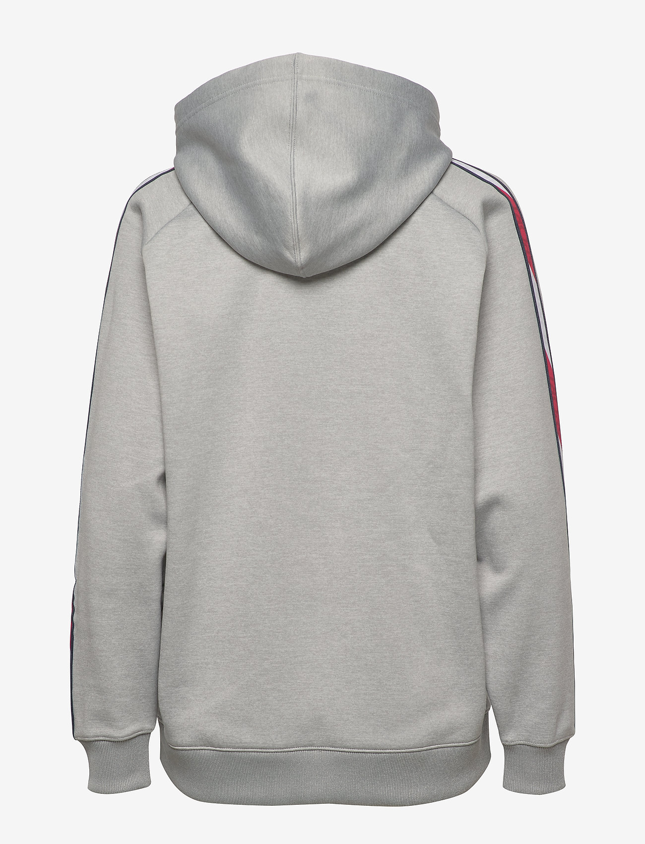 Tommy Sport - FLEECE ZIP UP HOODY WITH TAPE - grey heather - 1