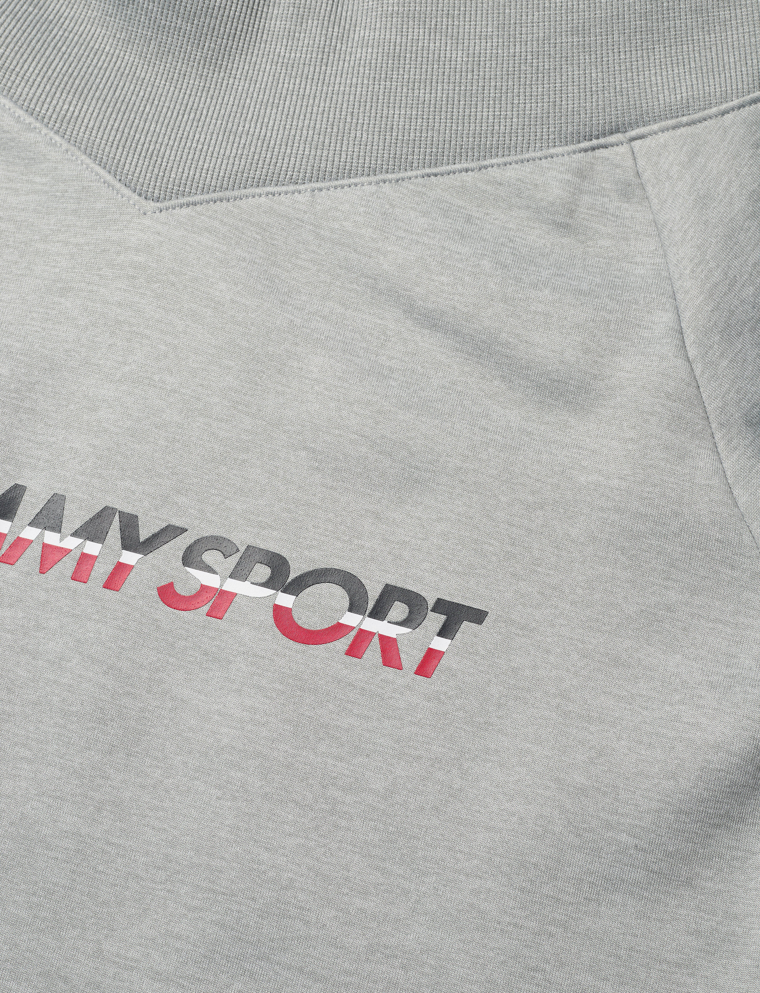 Tommy Sport - CROP V NECK SWEATER - grey heather - 2