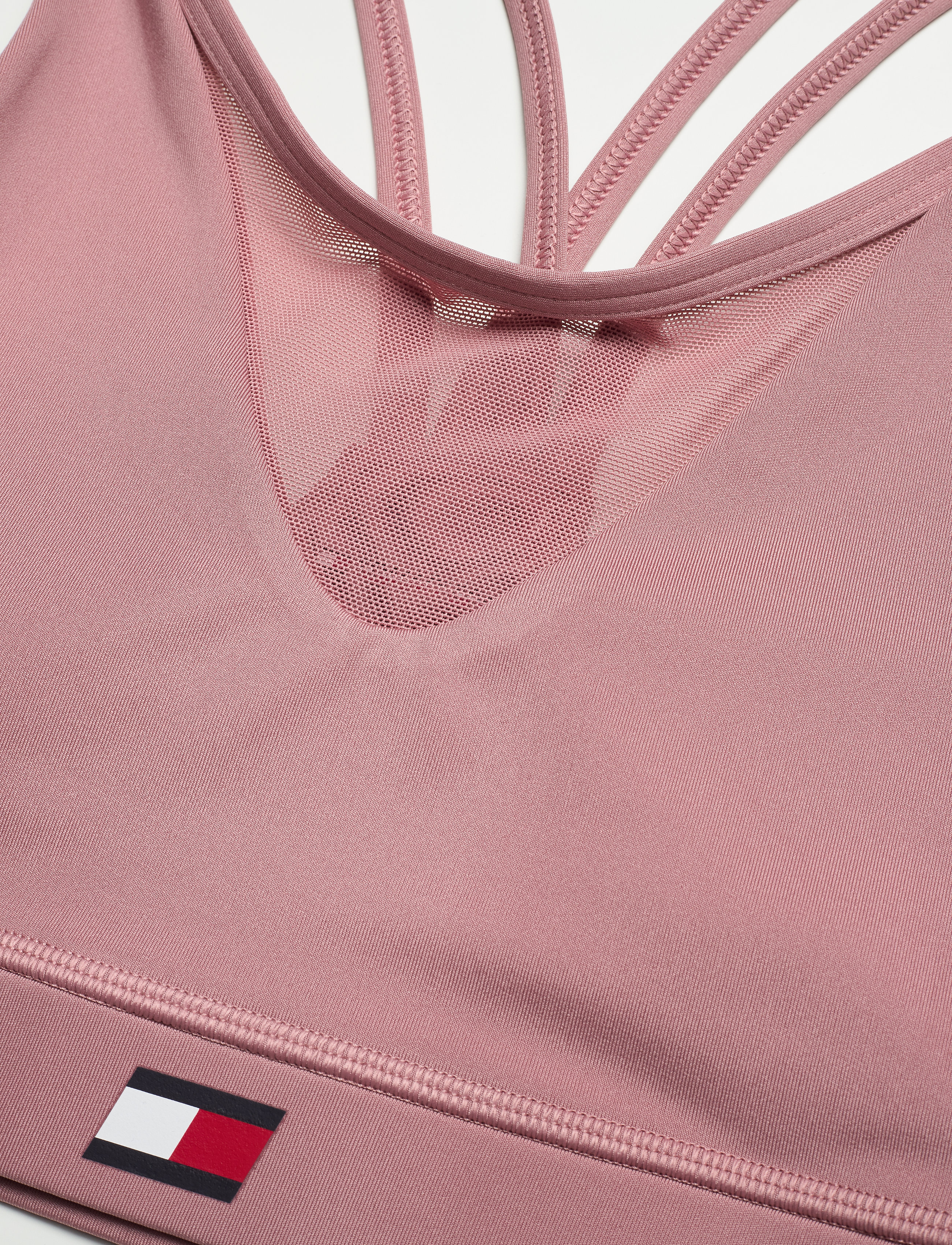 Tommy Sport - LOW SUPPORT BRA - red dust - 2
