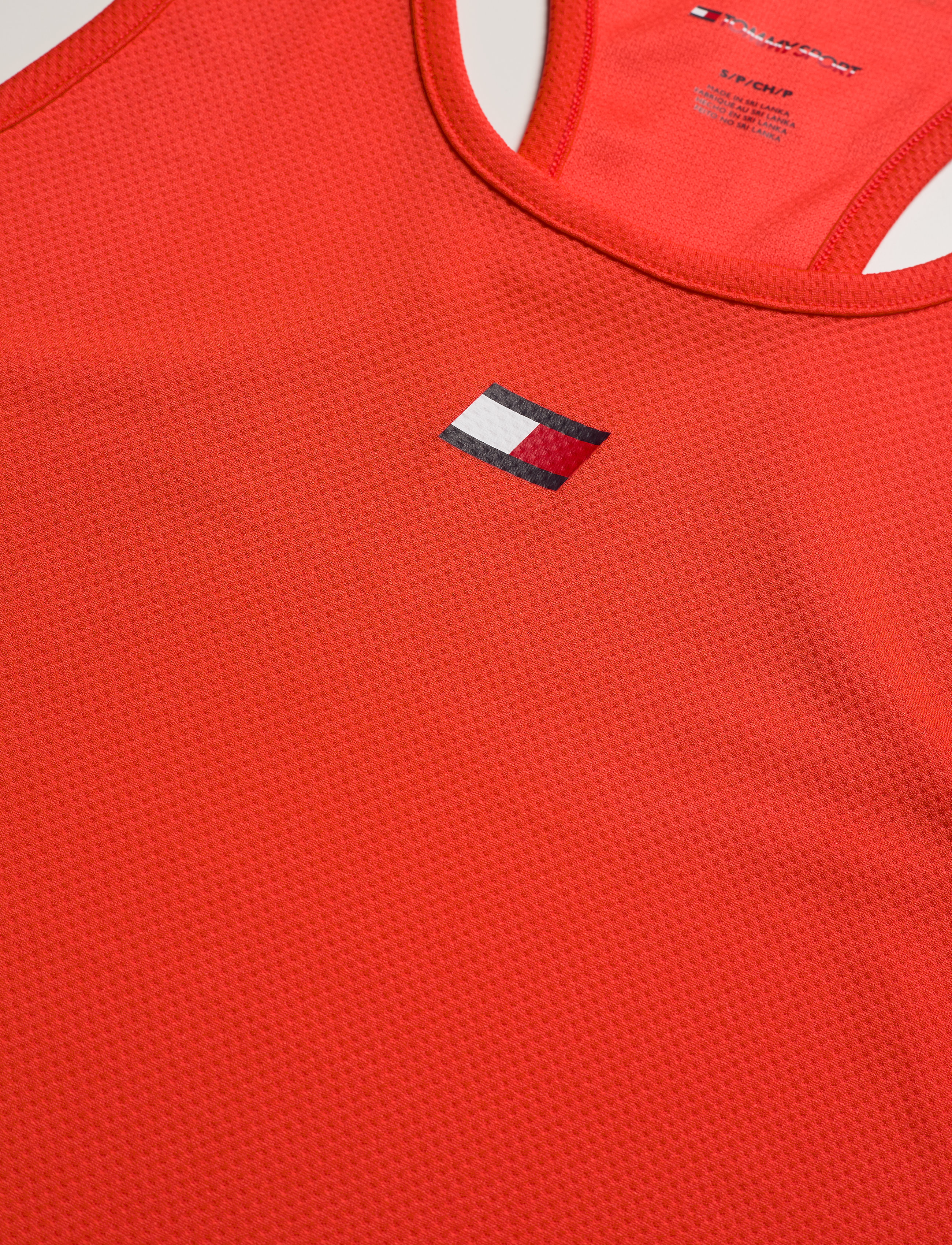 Tommy Sport - PERFORMANCE TANK TOP - bright vermillion - 2