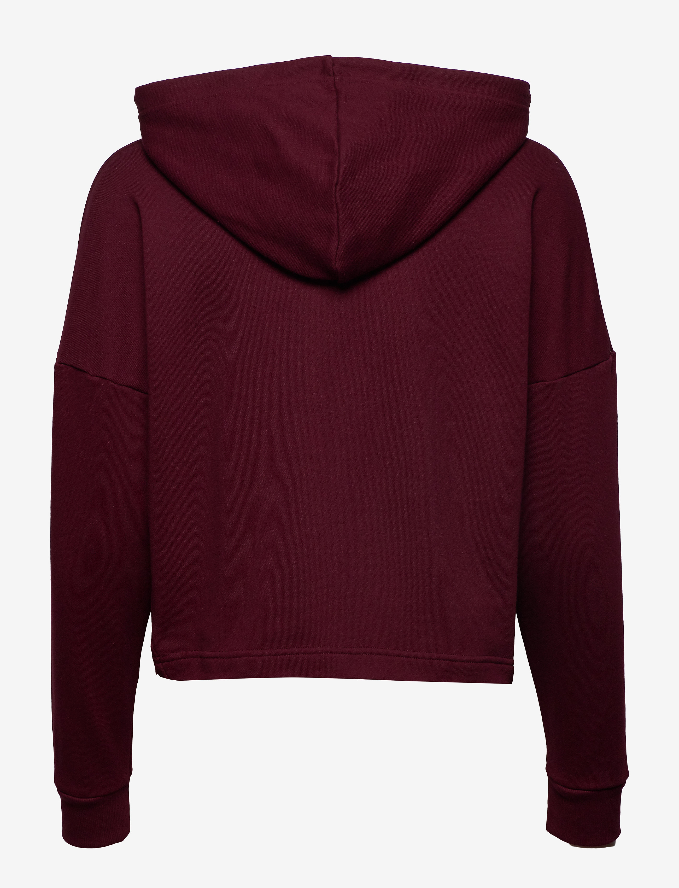 Tommy Sport - CROPPED HOODY LOGO - deep rouge - 1