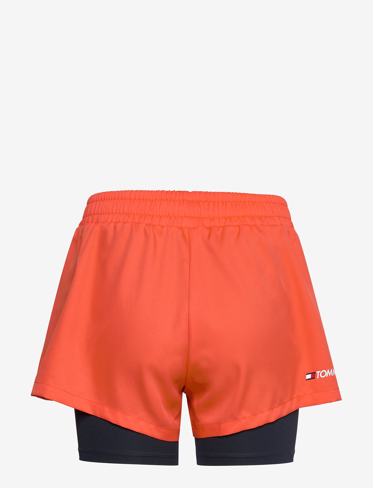 Tommy Sport - 3" 2-IN 1 WOVEN SHORT LBR - bright vermillion - 1