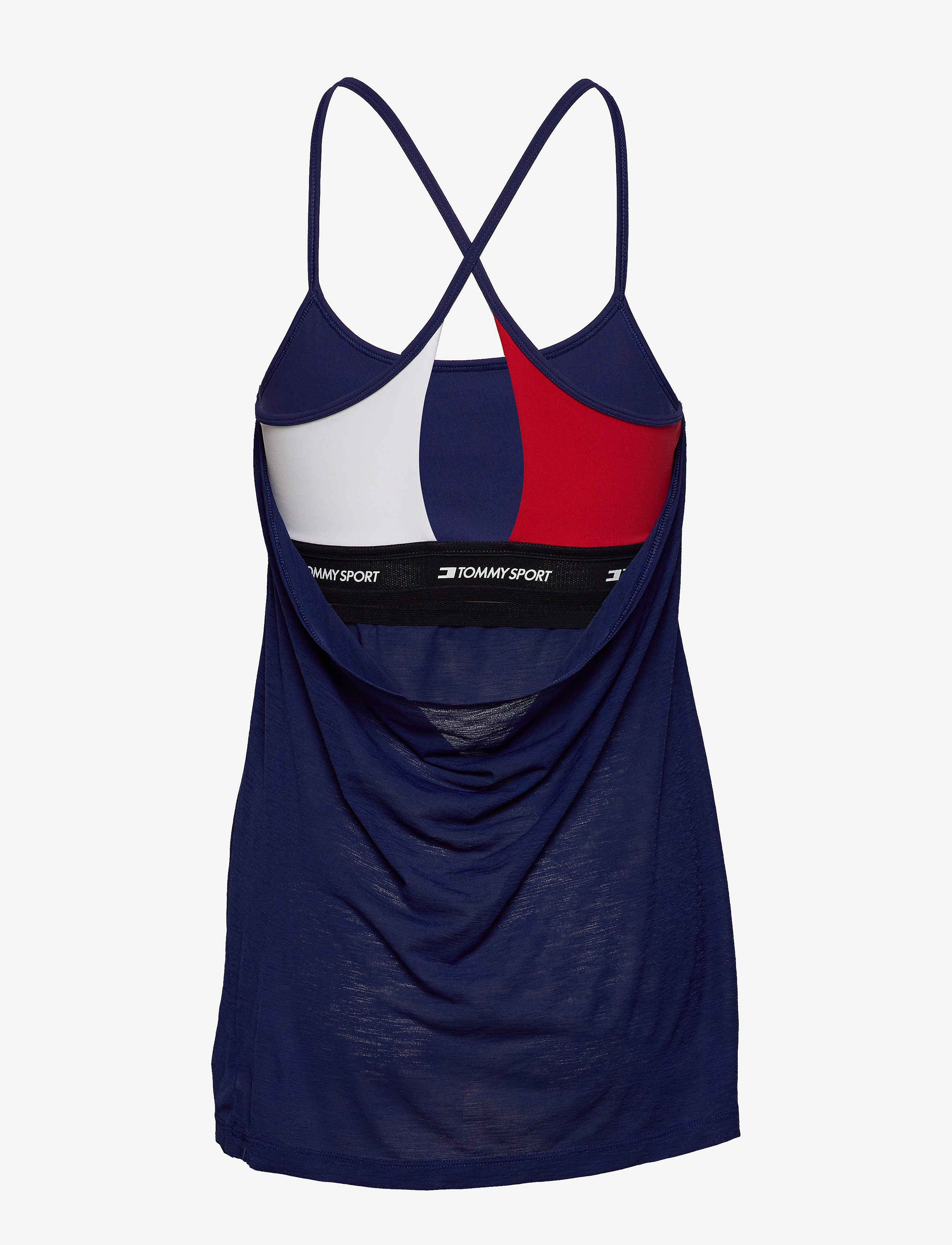 Tommy Sport - 2 IN 1 TAPE TANK - blue ink - 1