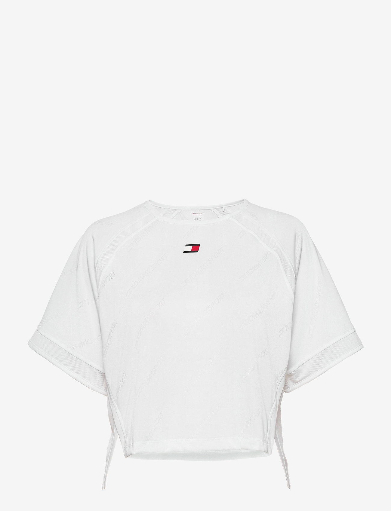 Tommy Sport - JACQUARD PERFORMANCE BOXY TOP - white - 0