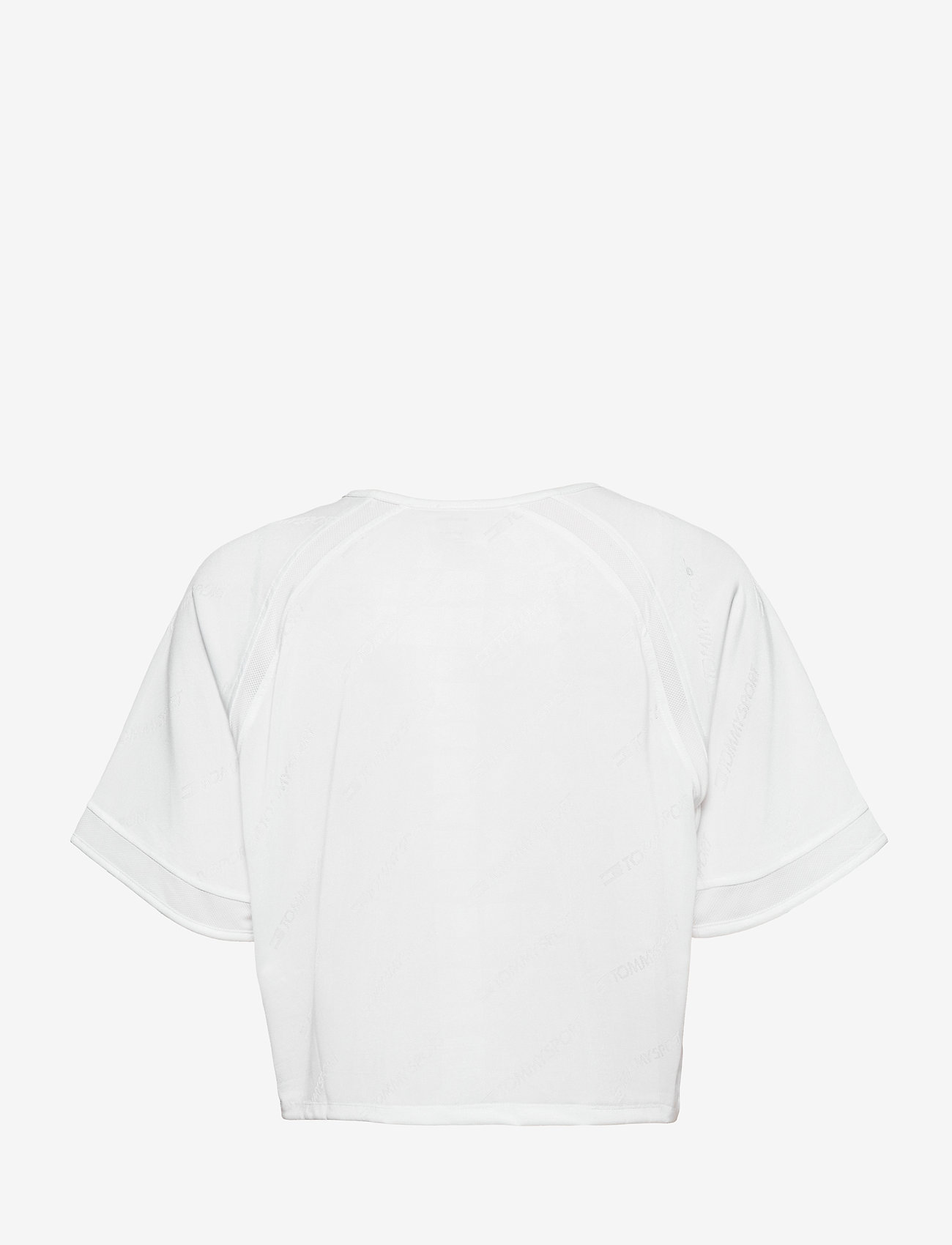 Tommy Sport - JACQUARD PERFORMANCE BOXY TOP - white - 1