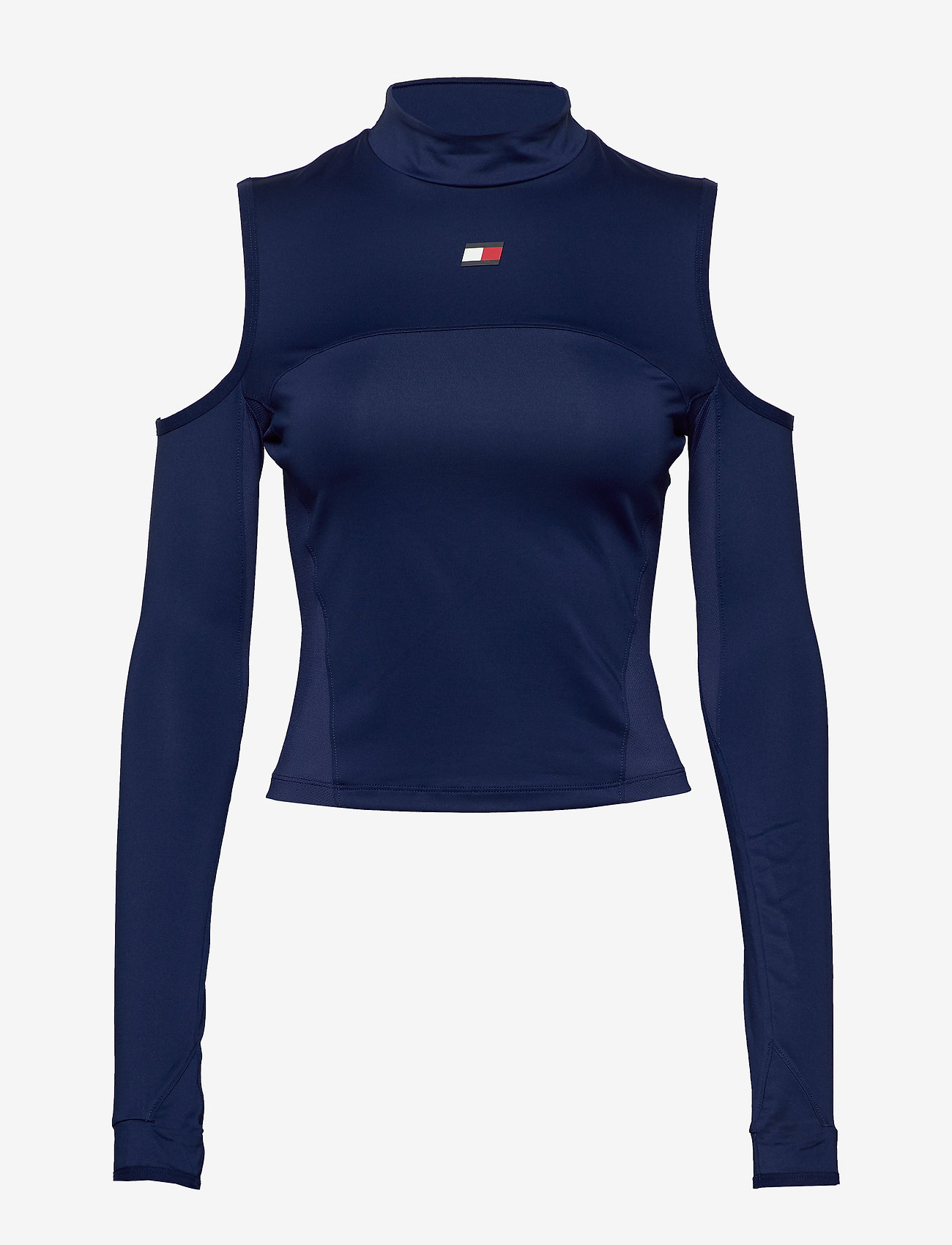 Tommy Sport - L/S OPEN SHOULDER BA - blue ink - 0