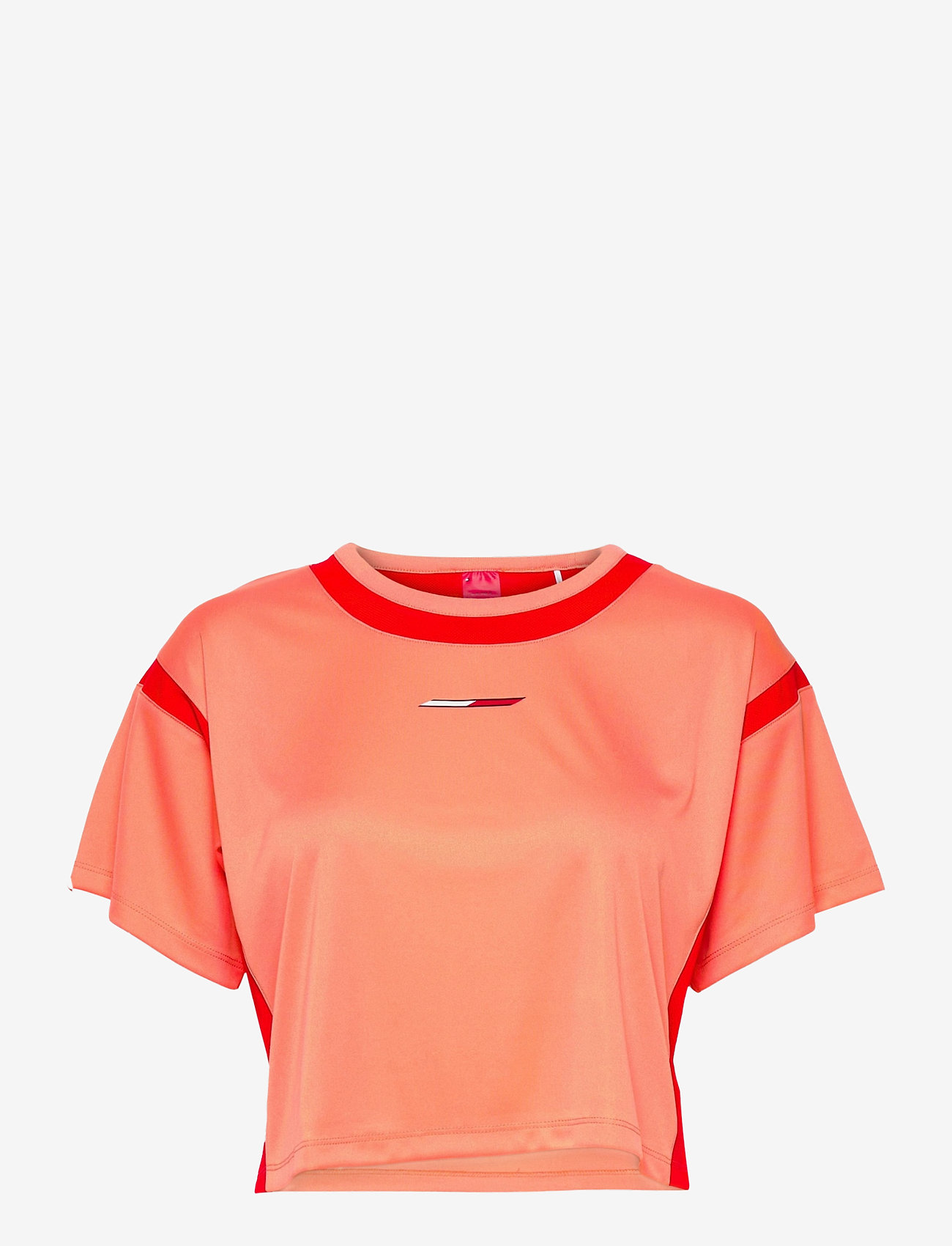 Tommy Sport - FASHION CROPPED TOP - island coral - 0
