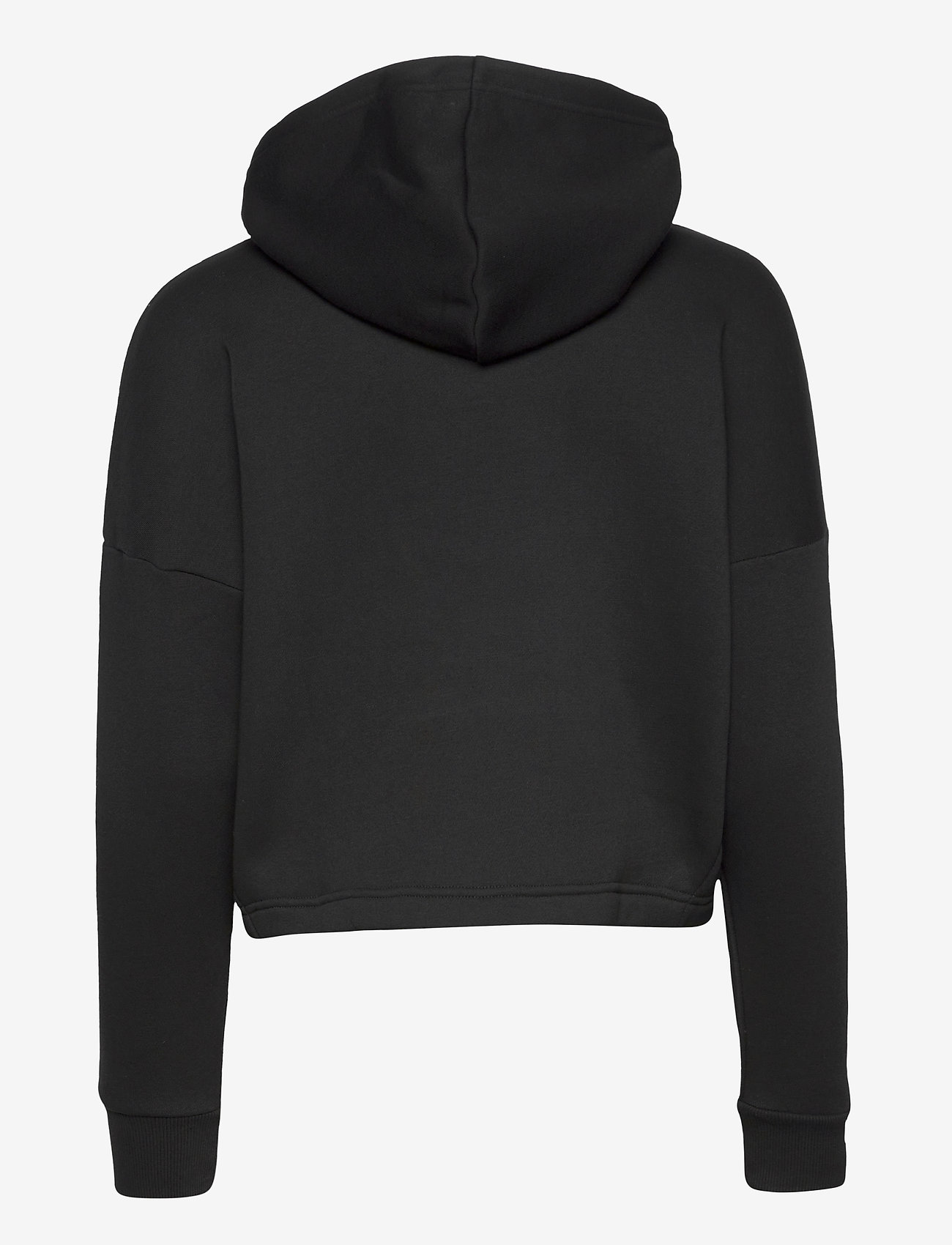 Tommy Sport - CROPPED HOODY FLAG LOGO - pvh black - 1