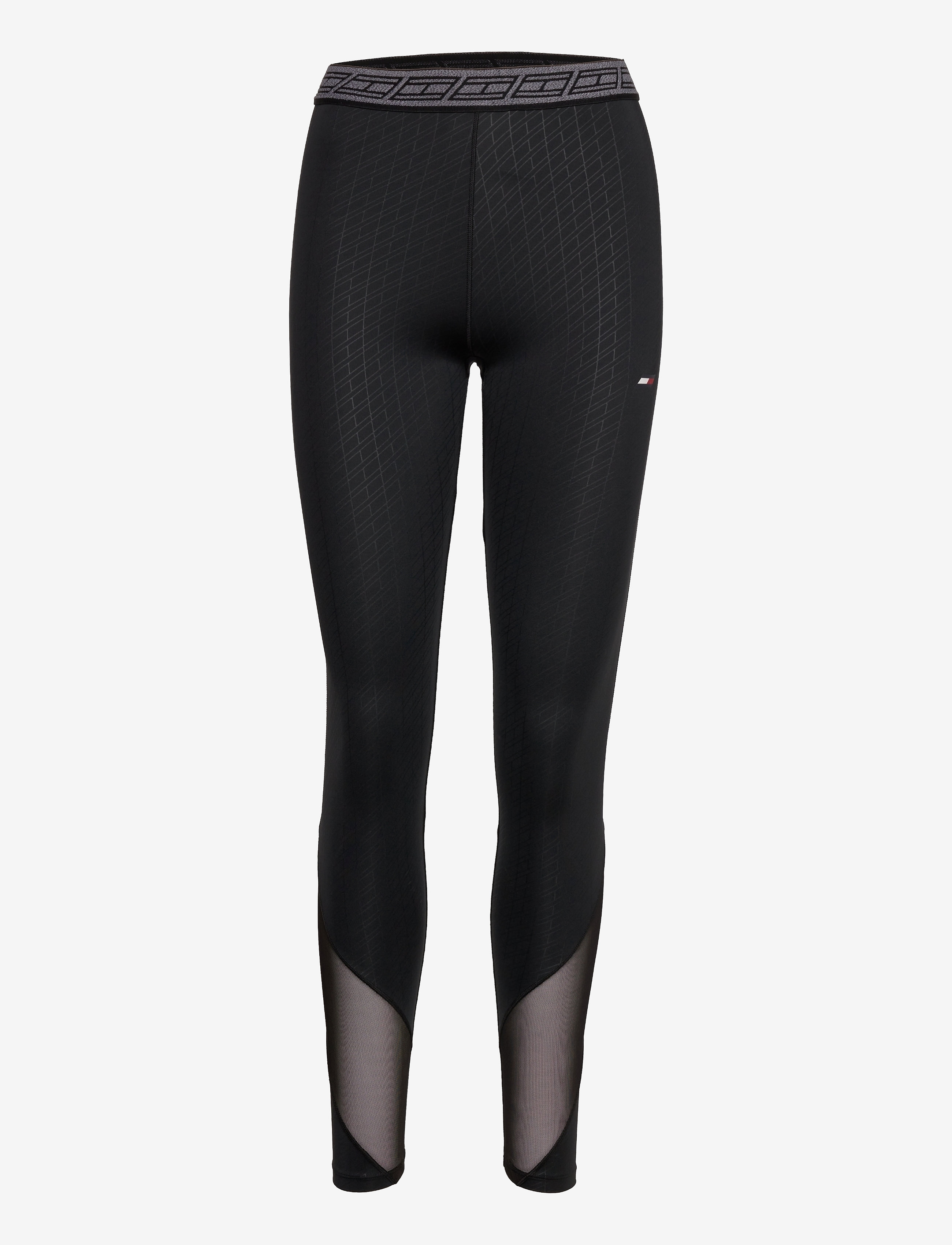 Tommy Sport - HW EMBOSSED LEGGING - black - 0
