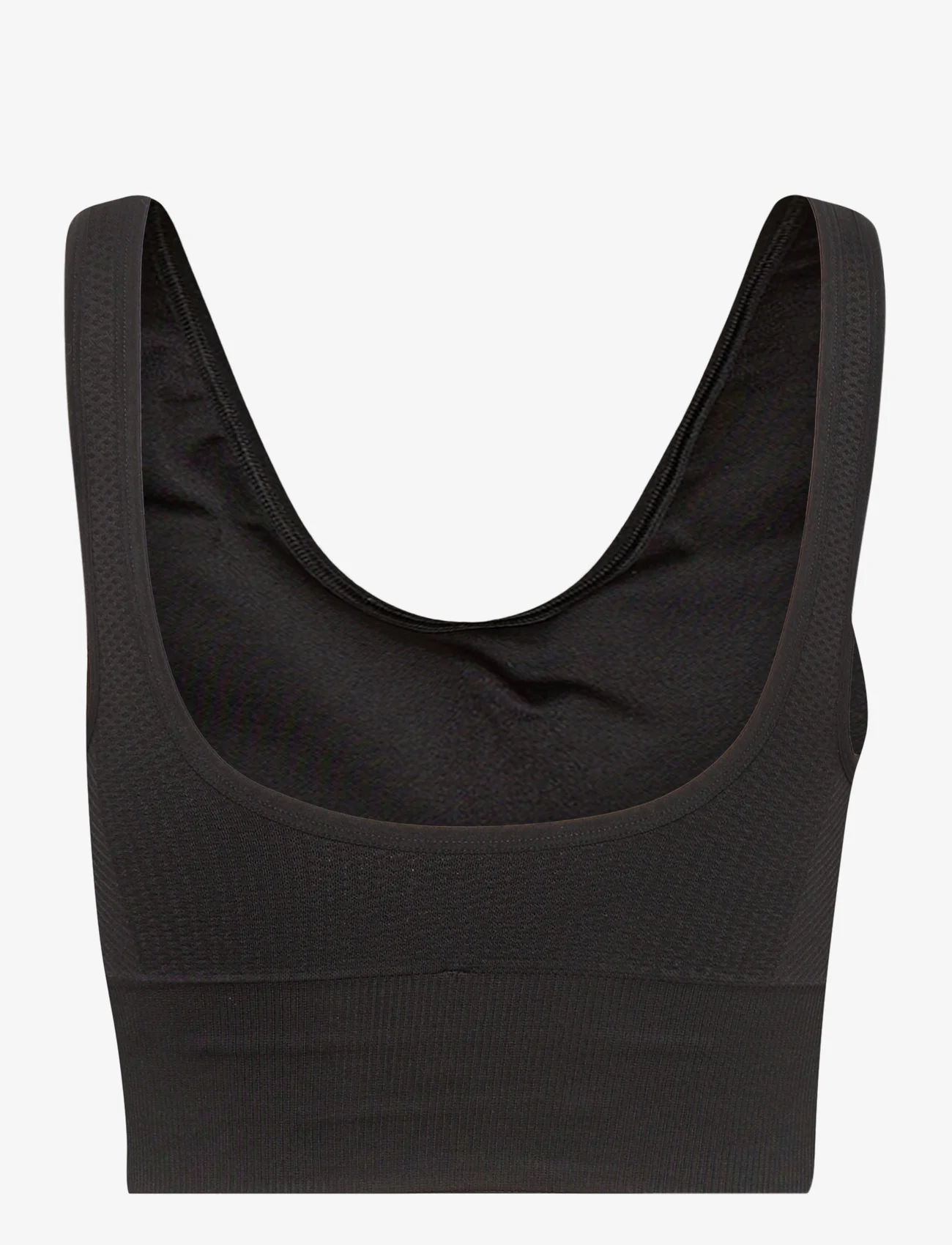 Tommy Sport - LOW INTENSITY SHINY SEAMLESS BRA - sport bras: low - black - 1