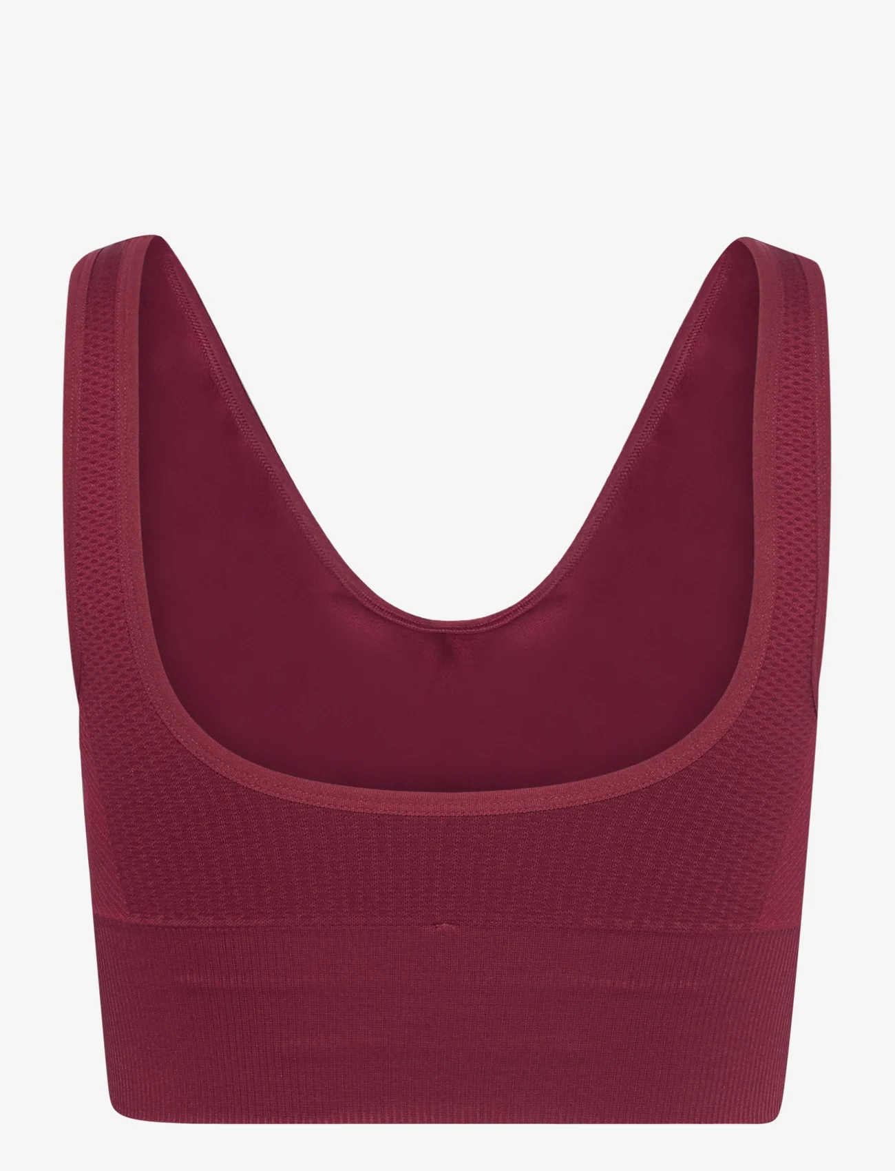 Tommy Sport - LOW INTENSITY SHINY SEAMLESS BRA - sports bh'er - rouge - 1