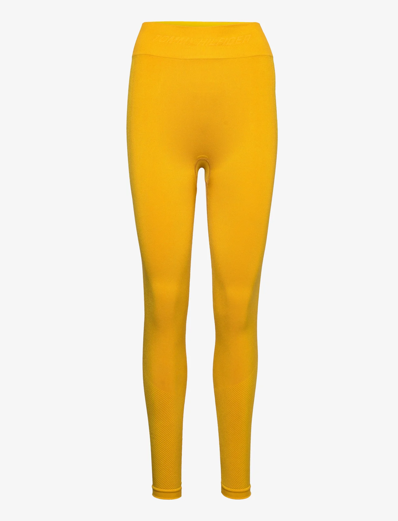 Tommy Sport - HW SHINY SEAMLESS LEGGING - seamless tights - countryside yellow - 0