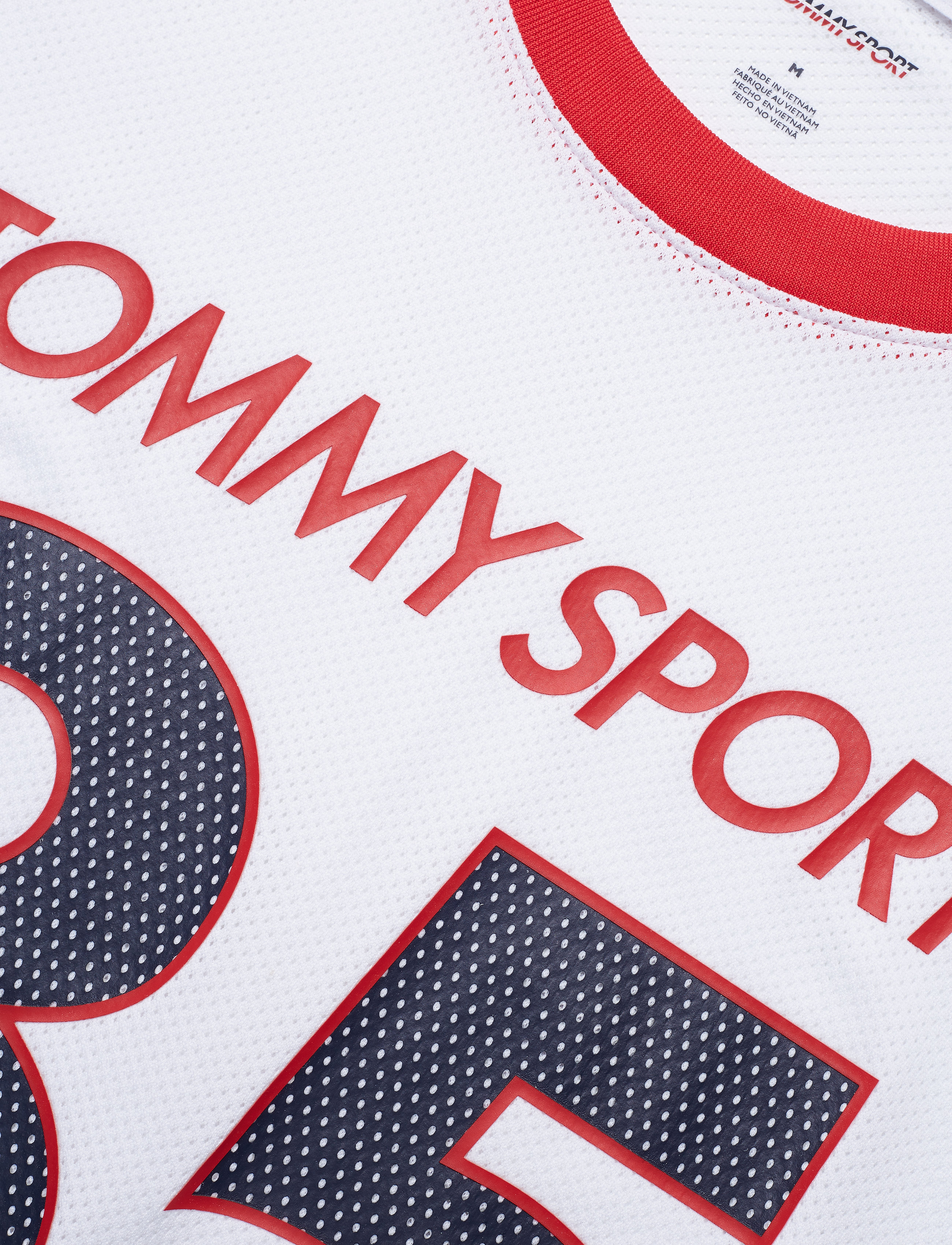 Tommy Sport - T-Shirt Oversized '8 - pvh white - 2