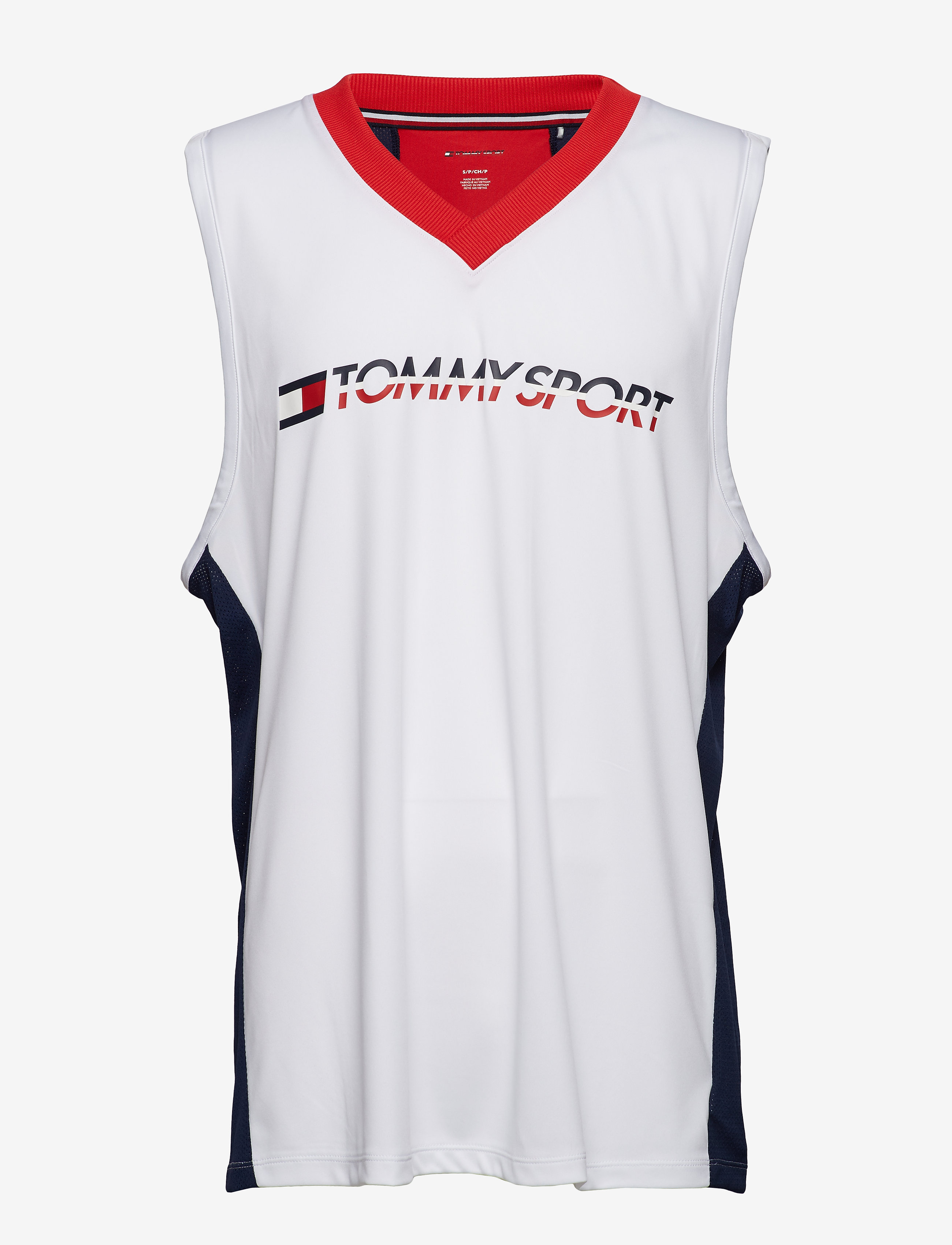 Tommy Sport - Tank with Back Detai - pvh white - 0