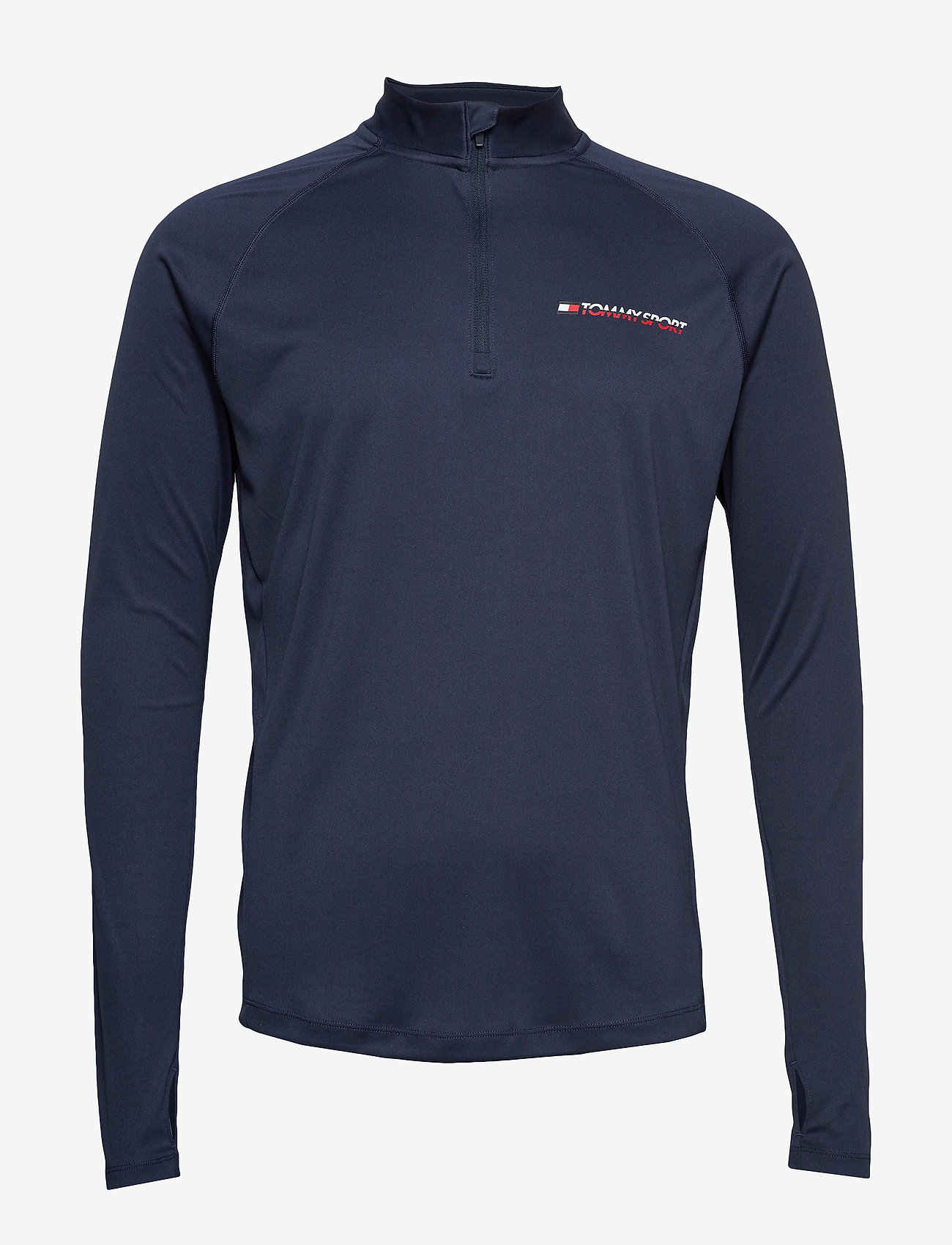 Tommy Sport - 1/4 ZIP BASE LAYER T - sport navy - 0