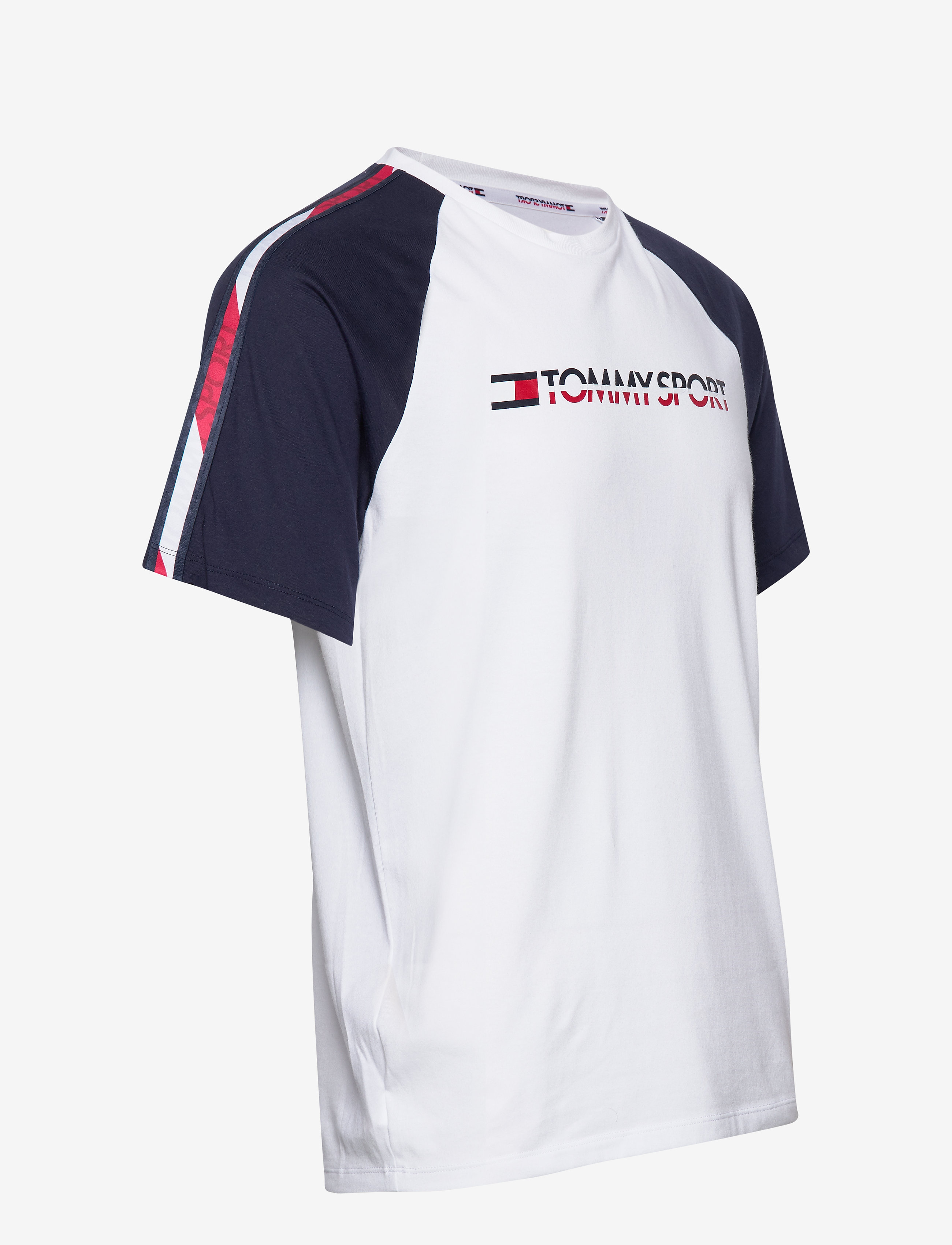 Tommy Sport - LOGO TEE WITH TAPE - pvh white - 3