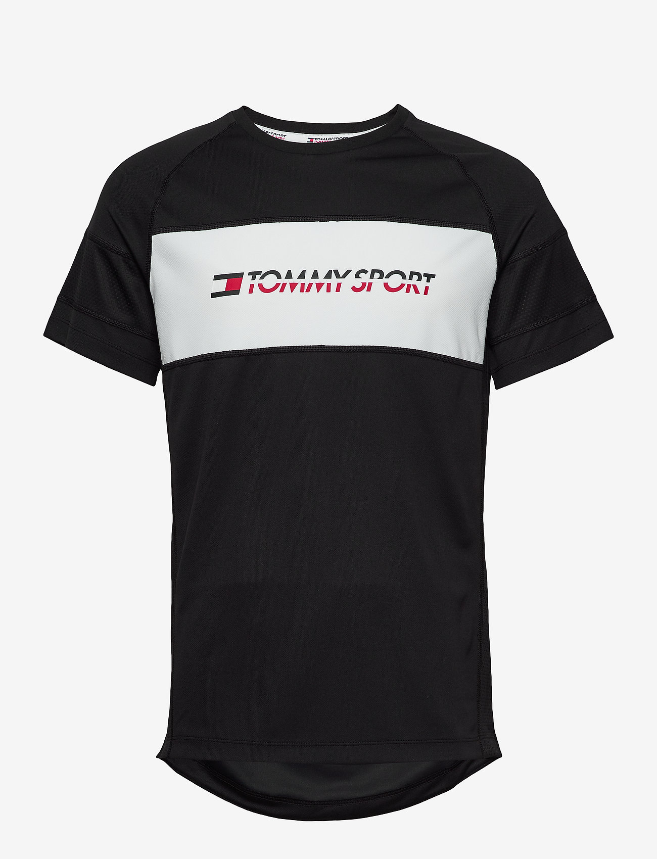 PERFORMANCE MESH TEE - PVH BLACK