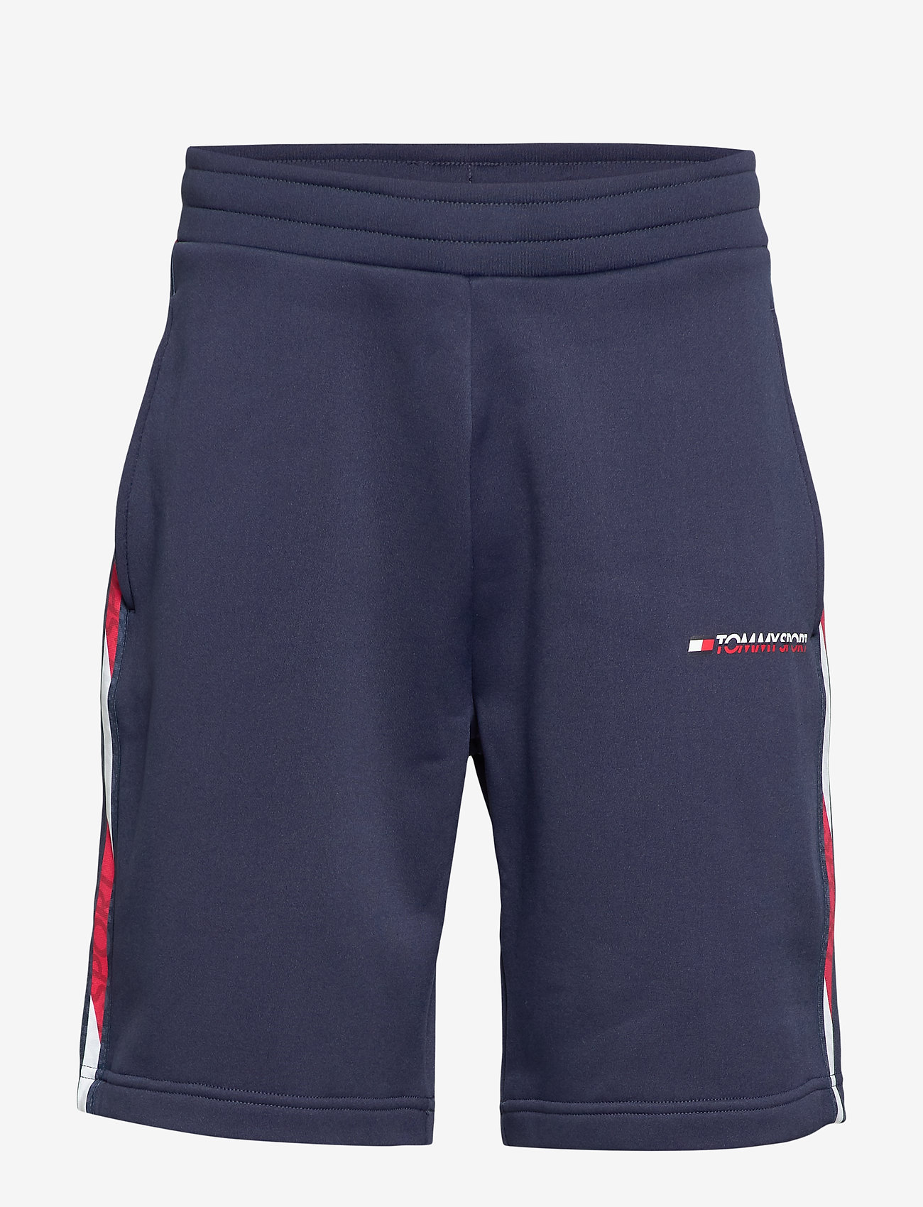 Tommy Sport - FLEECE SHORTS WITH TAPE 9" - sport navy - 0