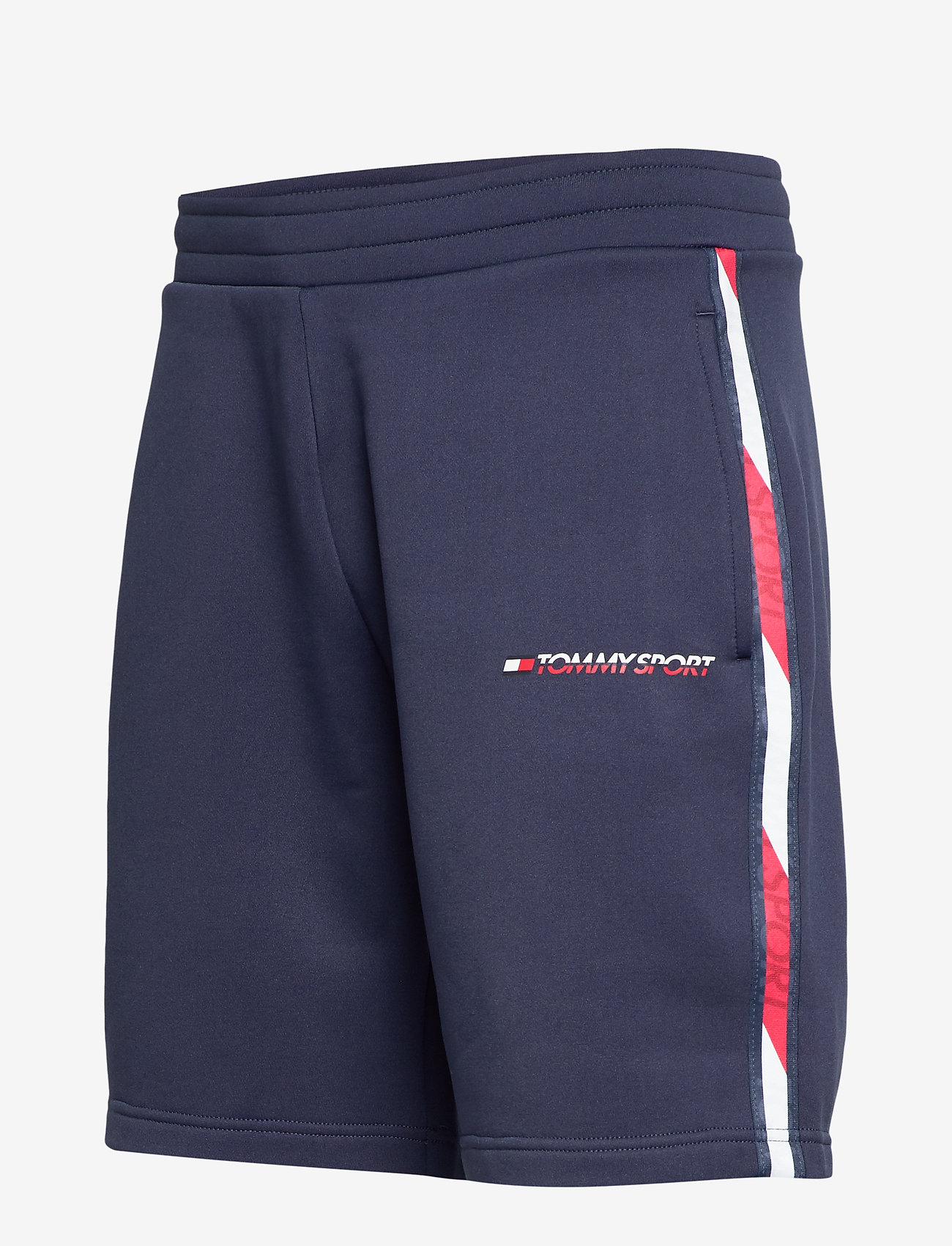 Tommy Sport - FLEECE SHORTS WITH TAPE 9" - sport navy - 2