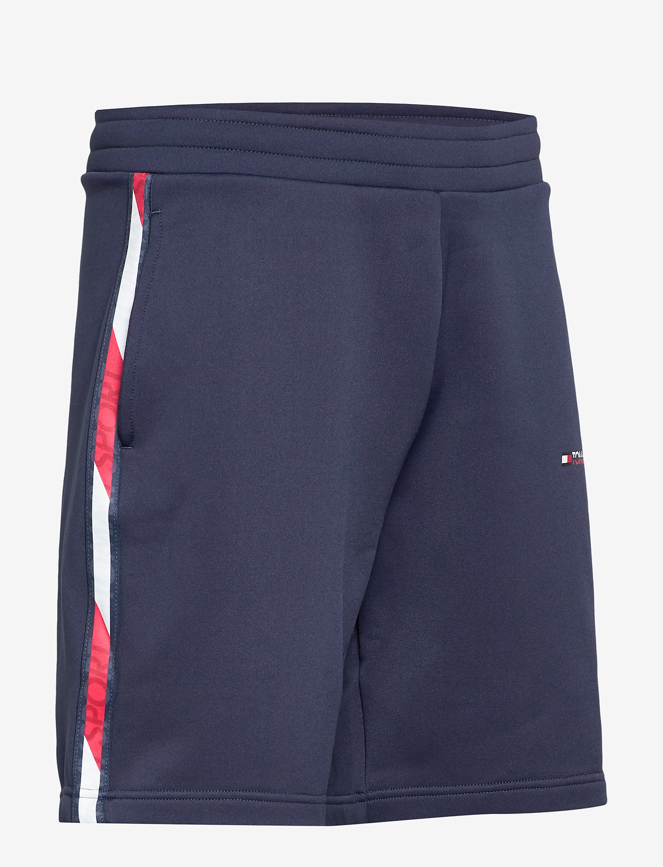 Tommy Sport - FLEECE SHORTS WITH TAPE 9" - sport navy - 3
