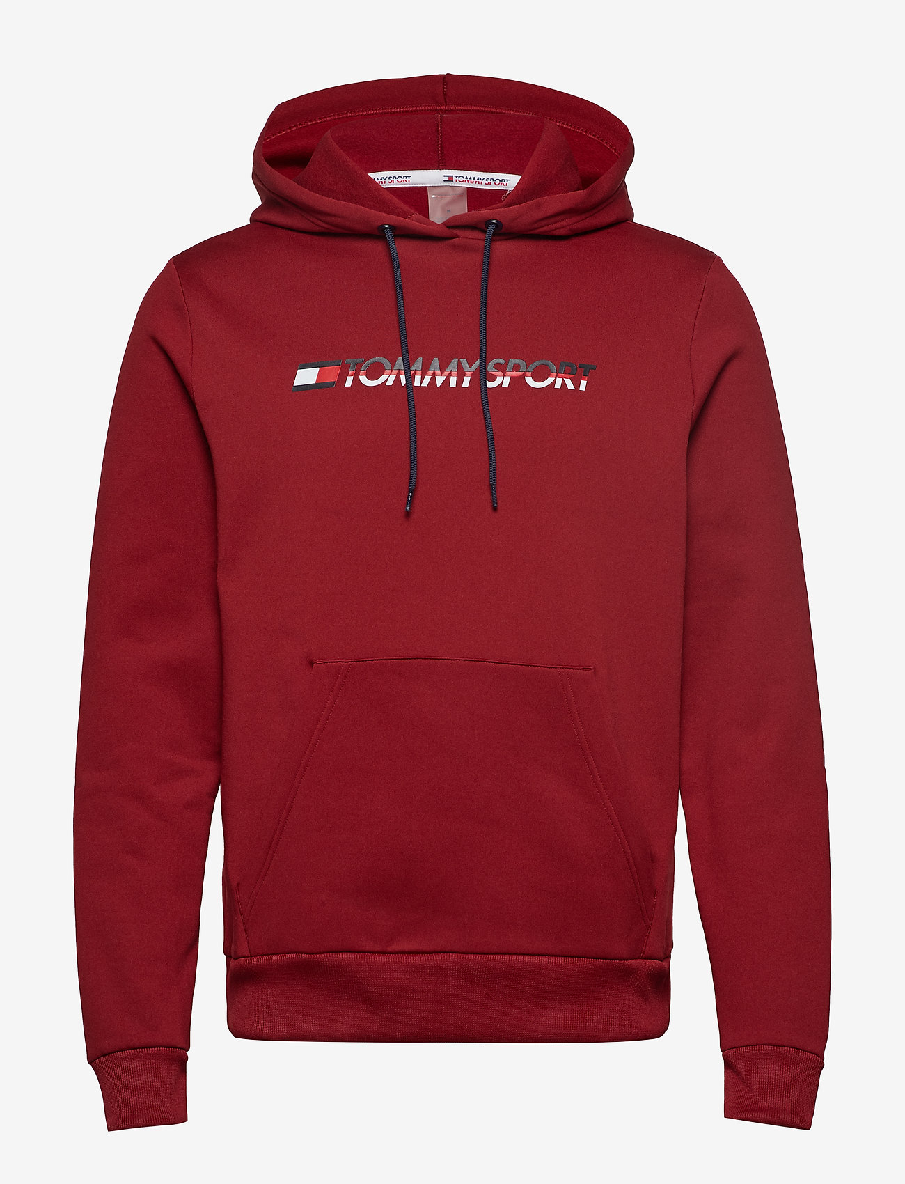 Tommy Sport - FLEECE LOGO HOODY - biking red - 0