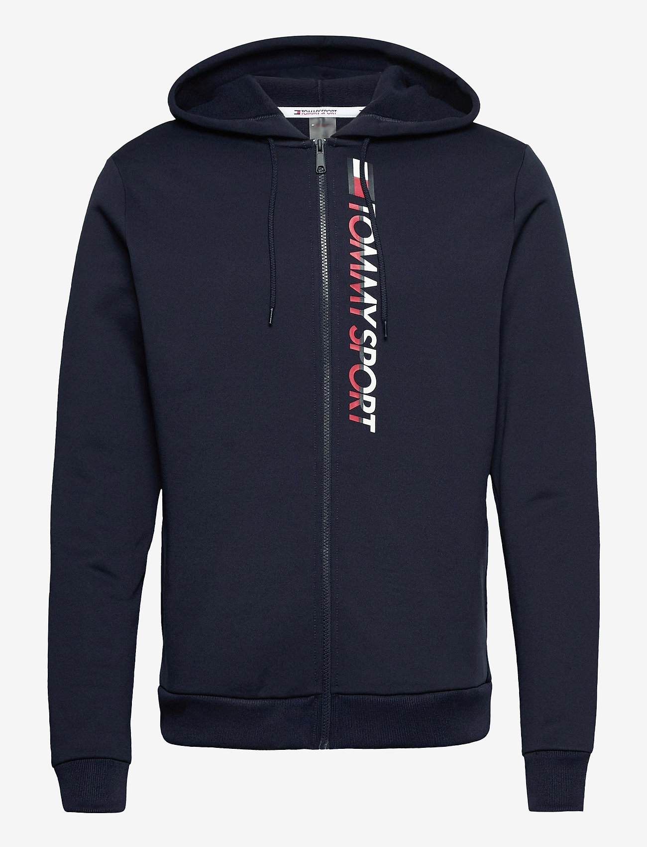 Tommy Sport - FLEECE ZIP UP HOODY - sport navy - 0