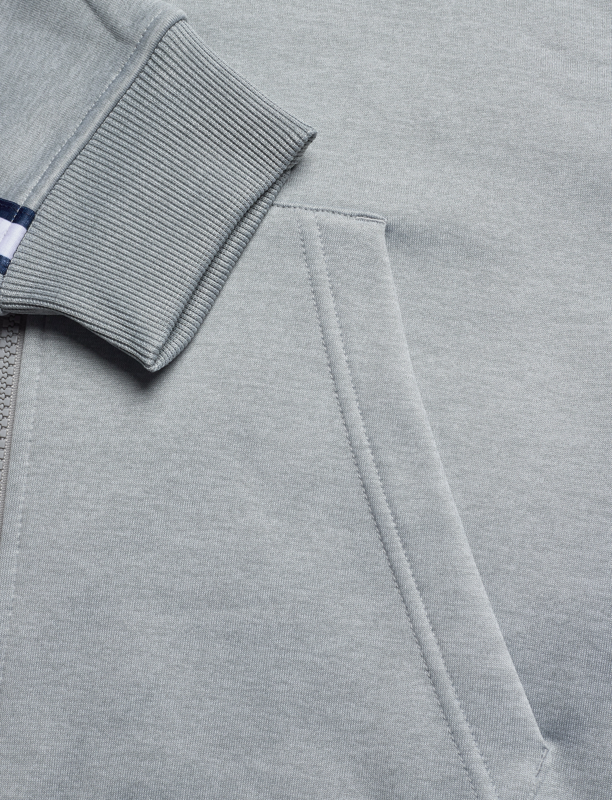 Tommy Sport - FLEECE FZ HOODY TAPE - grey heather - 5